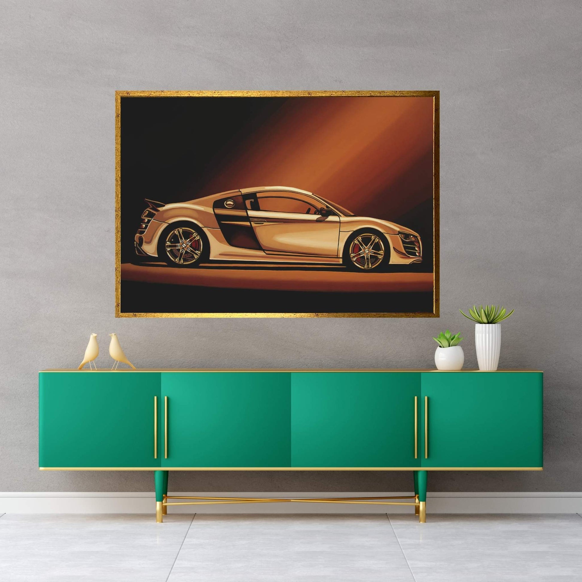 Audi R8 2007 Canvas Wall Art - Y Canvas