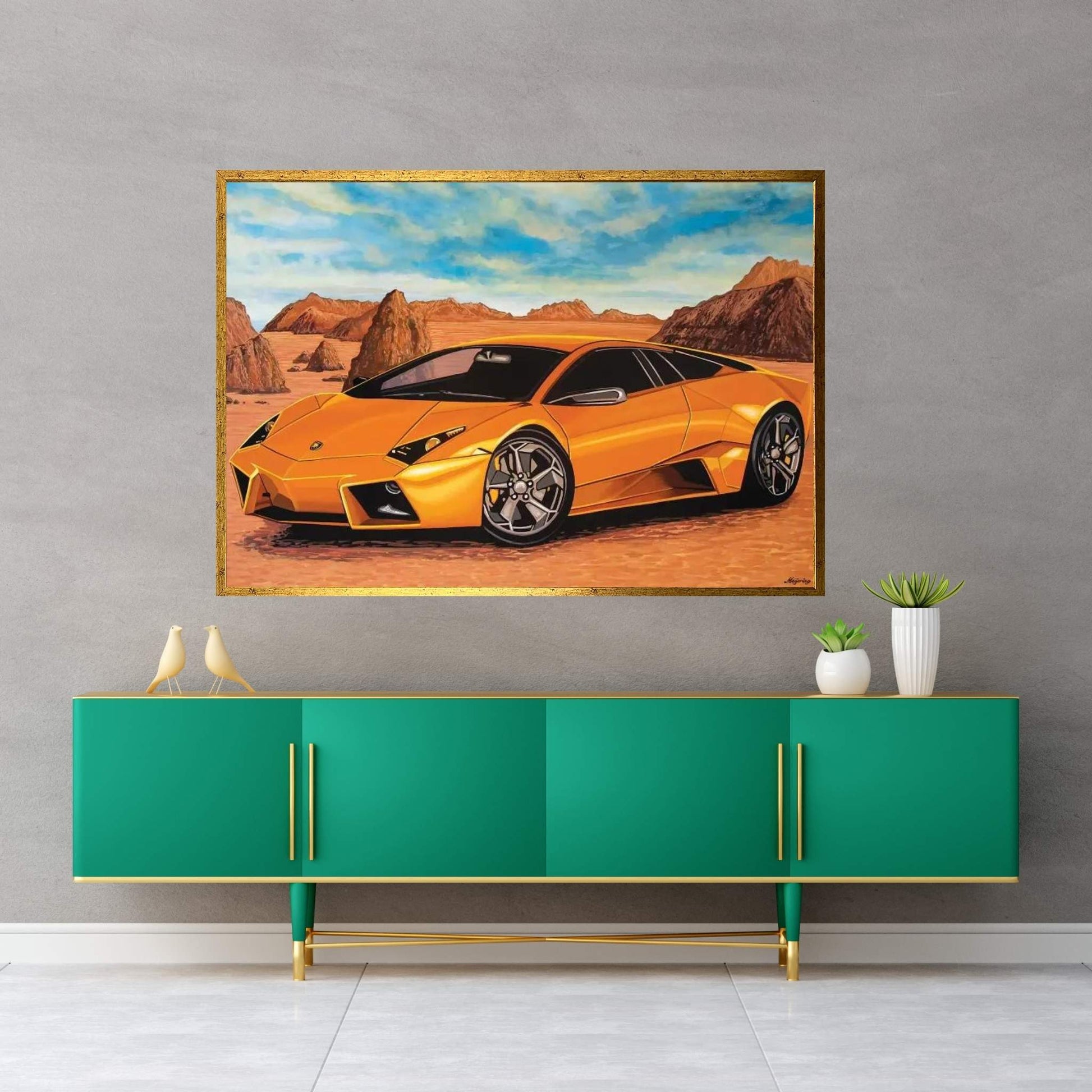 Lamborghini Reventon Canvas Wall Art - Y Canvas