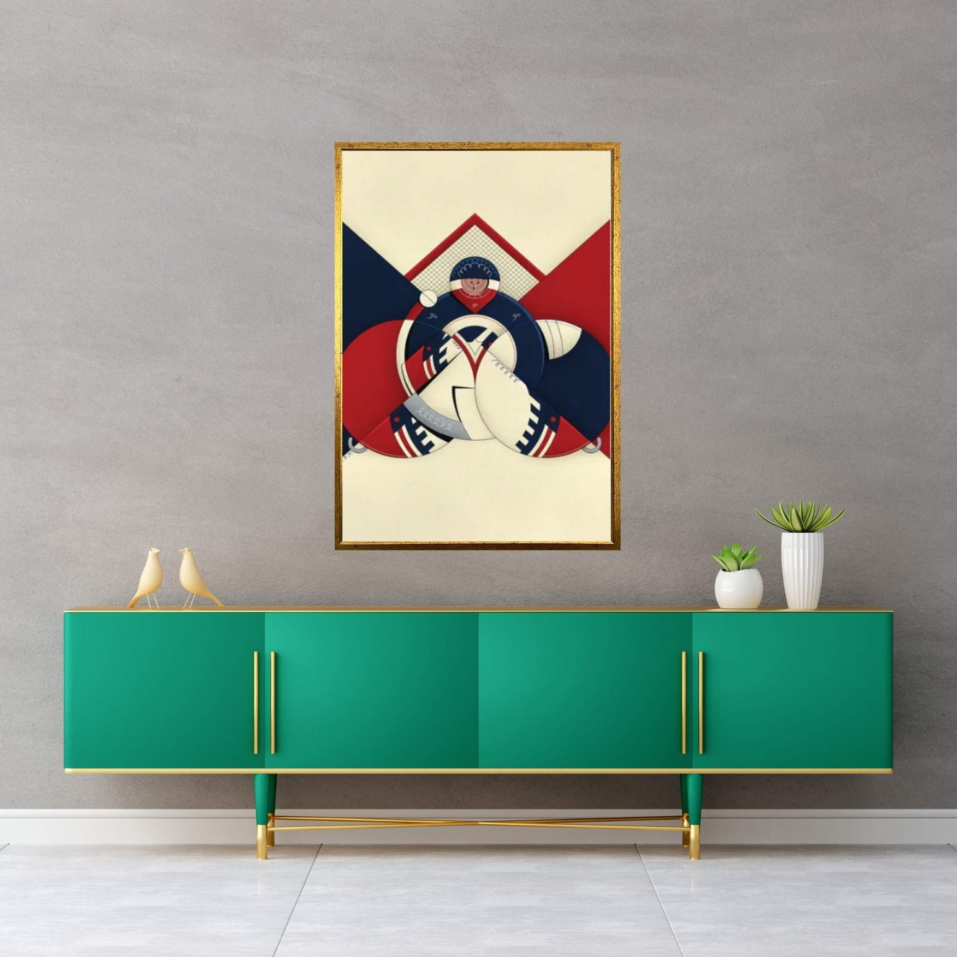 Merz Canvas Wall Art - Y Canvas