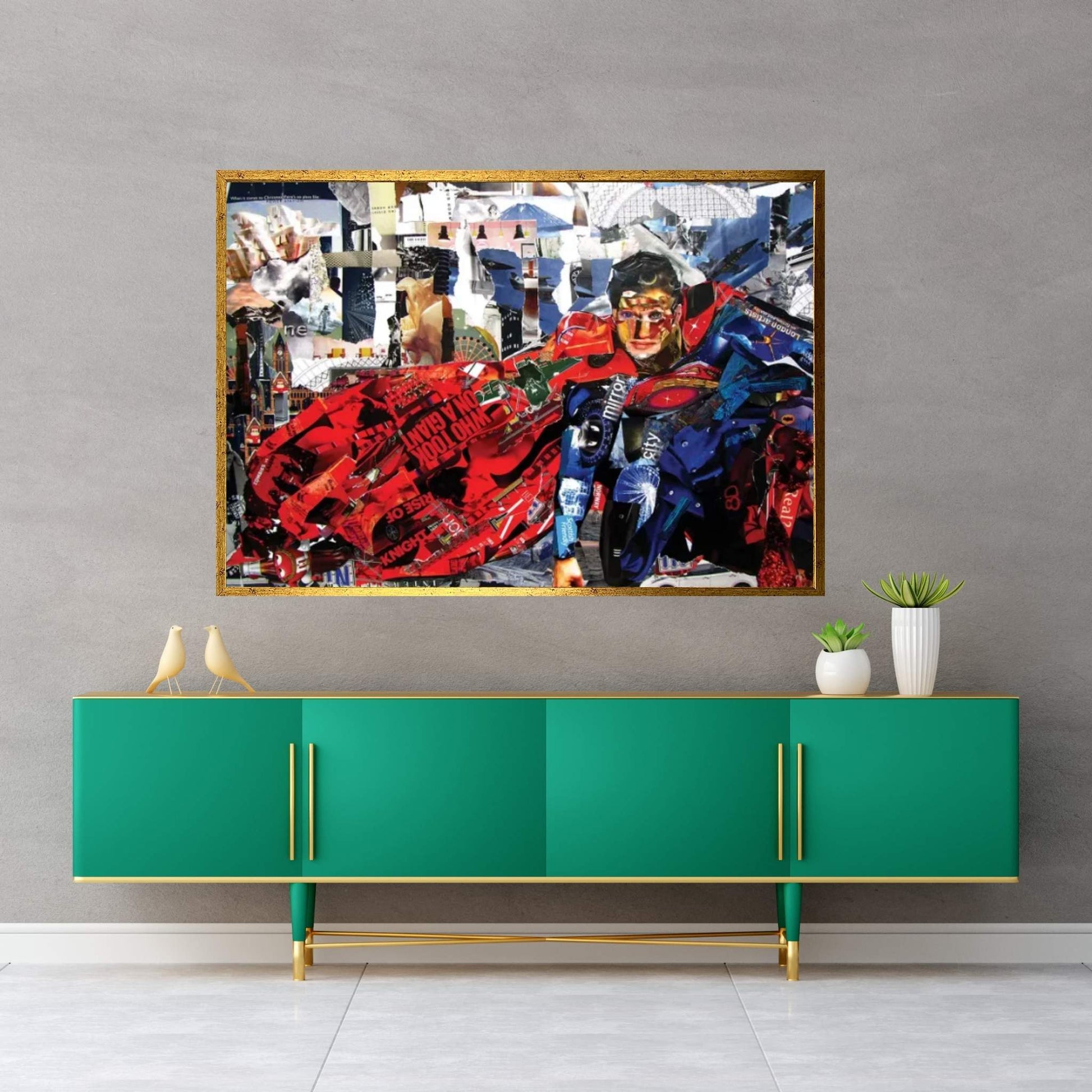 Superman II Canvas Wall Art - Y Canvas