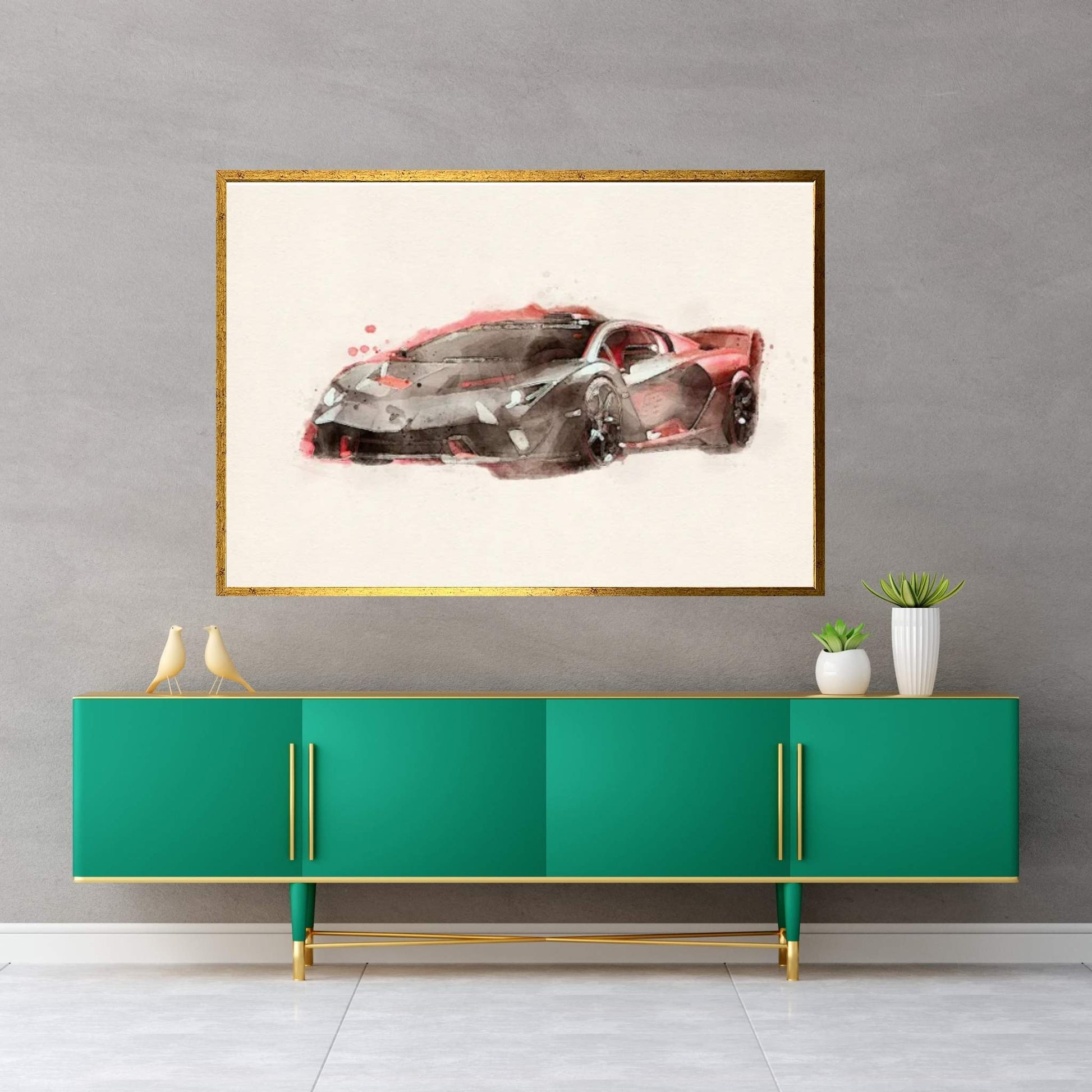Lamborghini Aventador Canvas Wall Art - Y Canvas