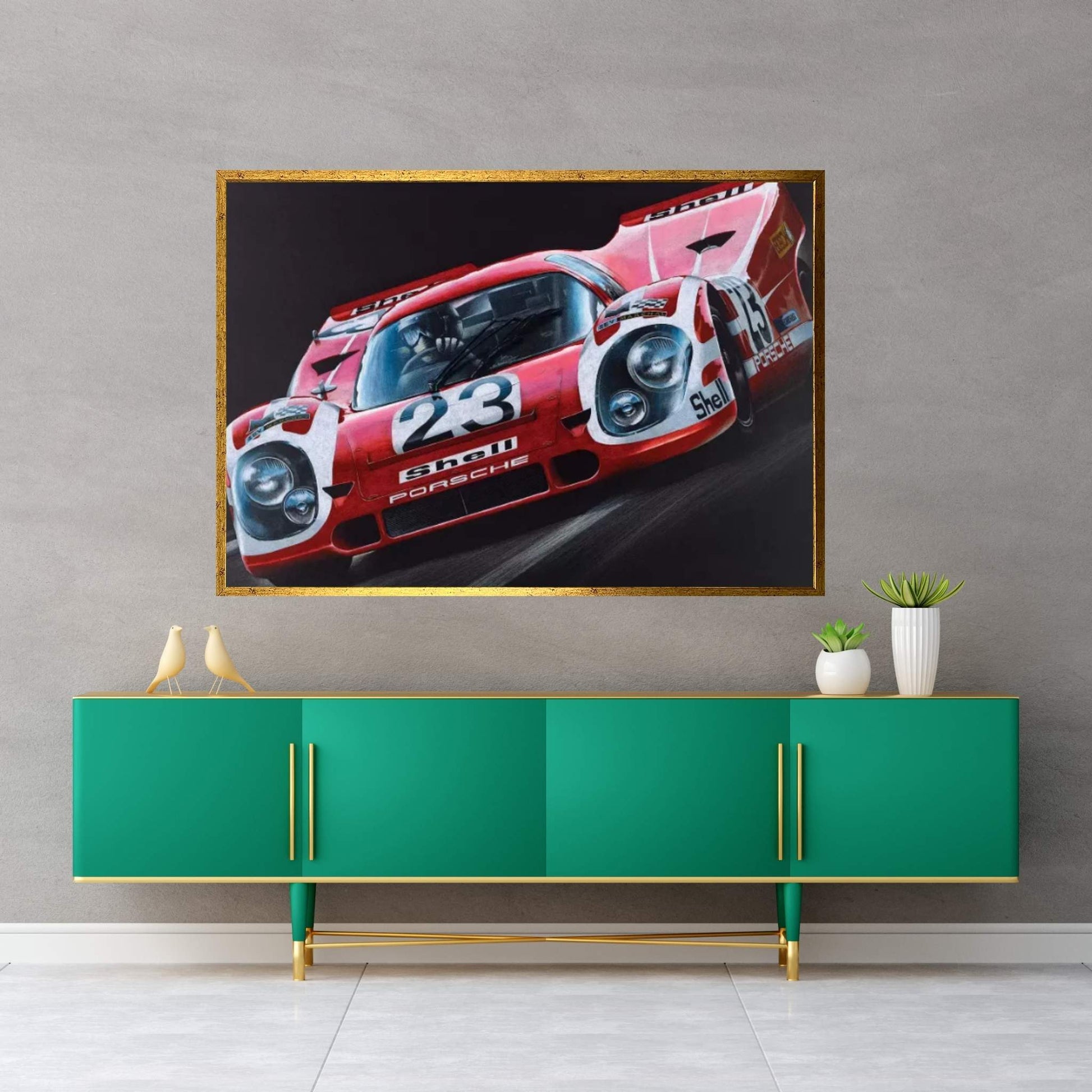 Porsche 917 Canvas Wall Art - Y Canvas