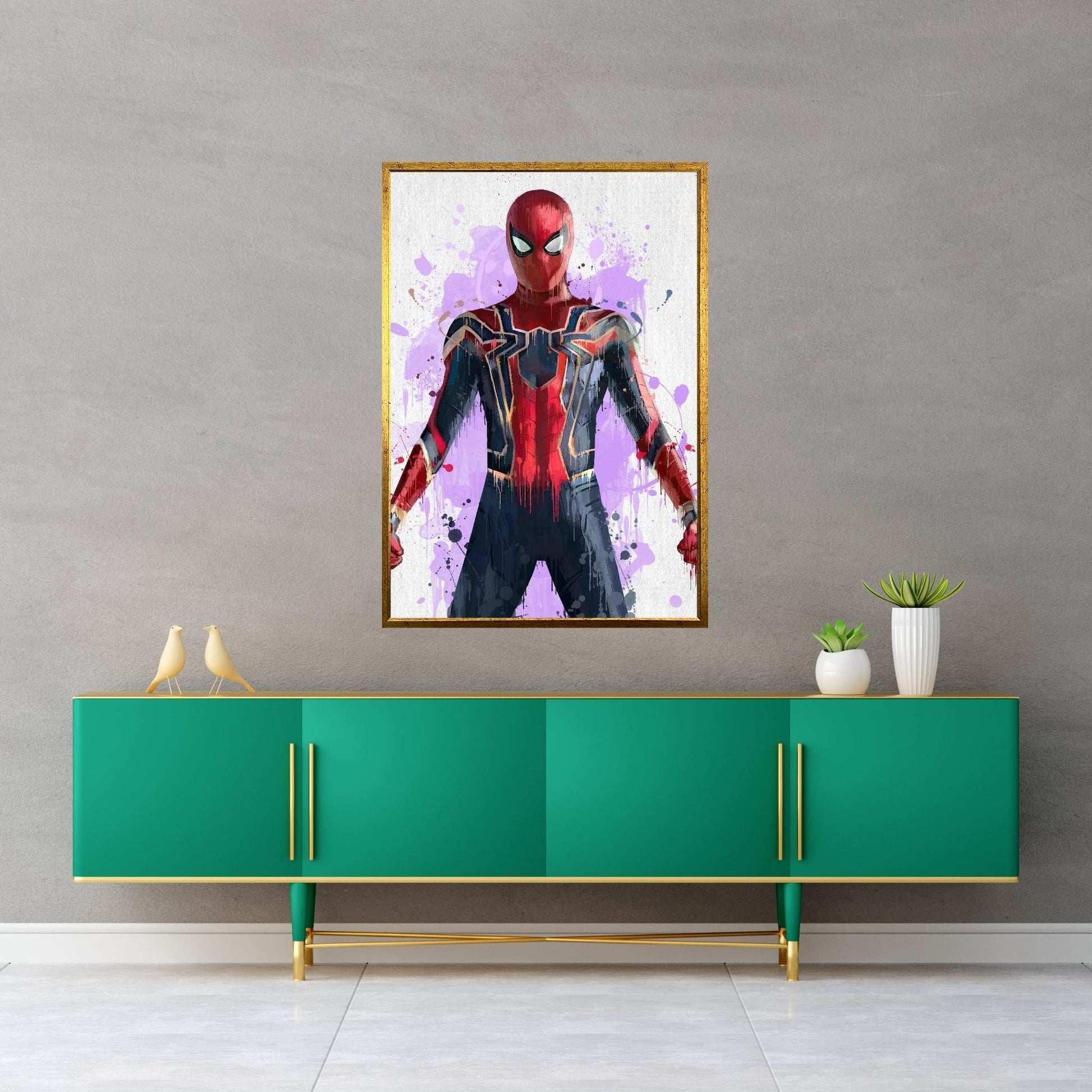 Spiderman Canvas Wall Art - Y Canvas