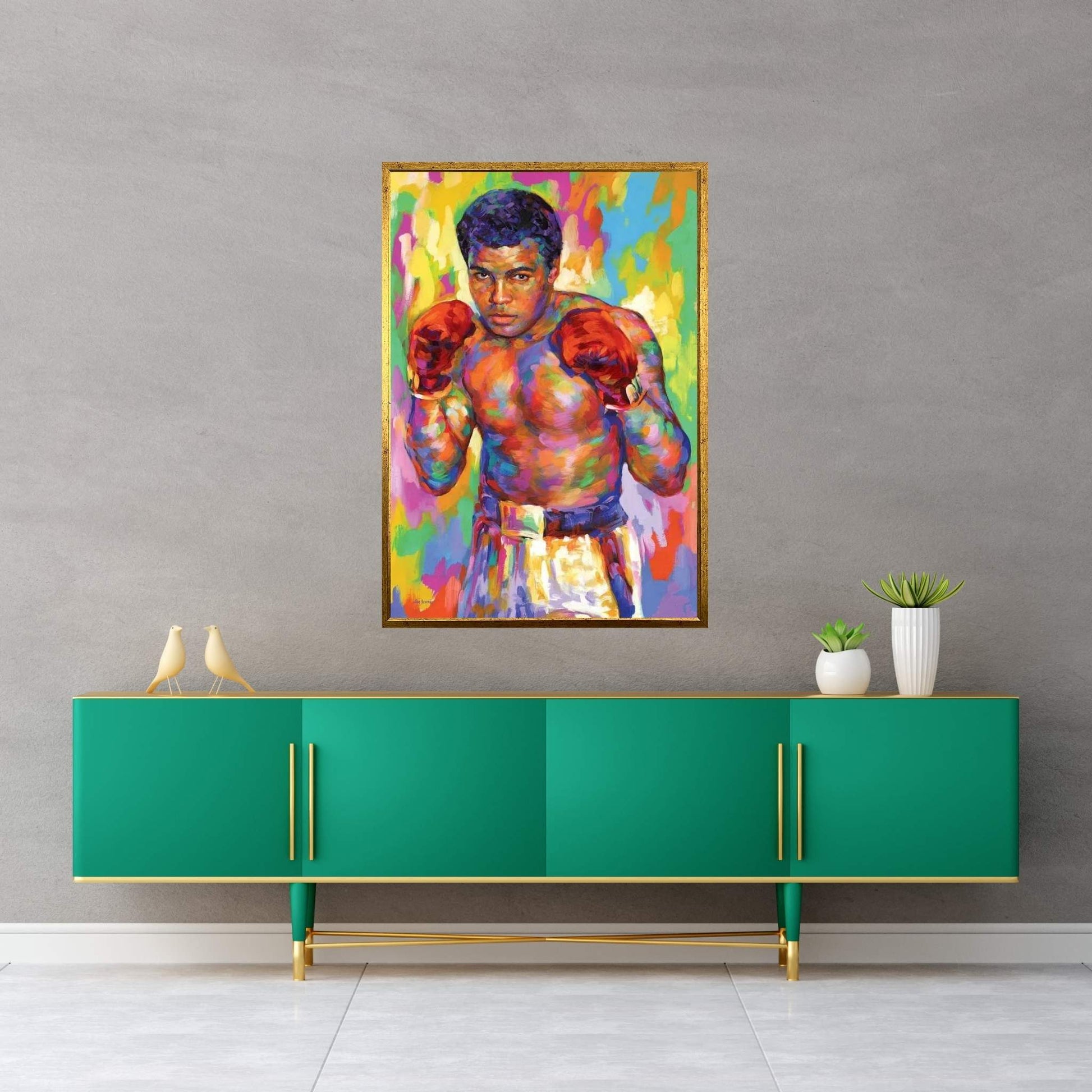 Ali Canvas Wall Art - Y Canvas