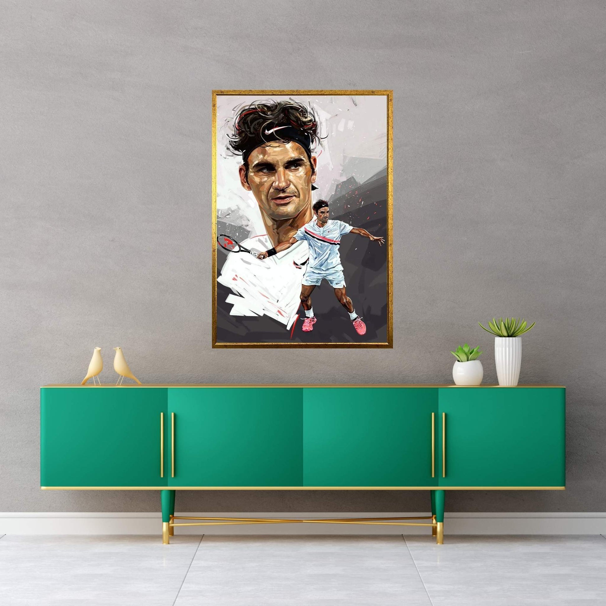 Roger Canvas Wall Art - Y Canvas