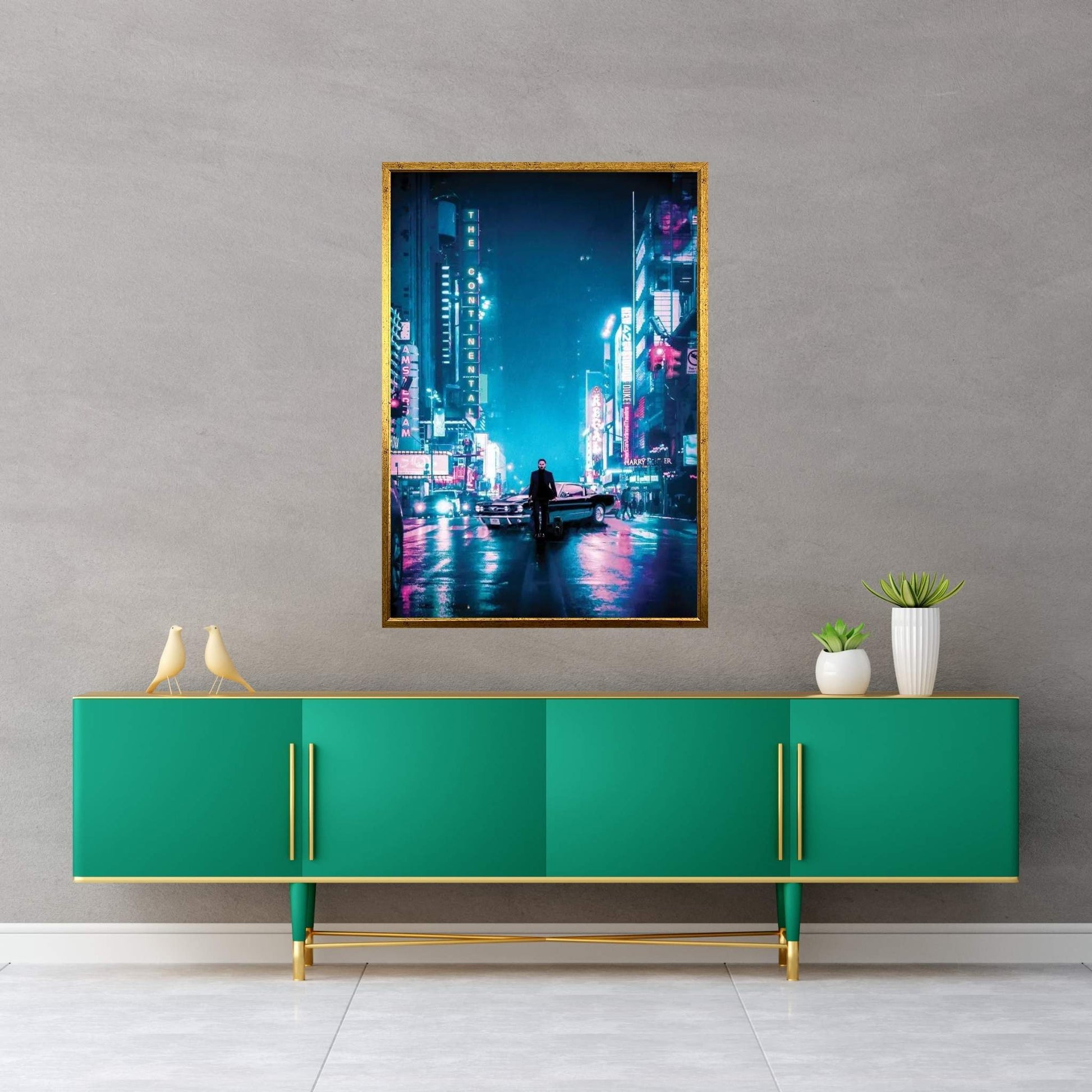 John Wick The Continental Canvas Wall Art - Y Canvas