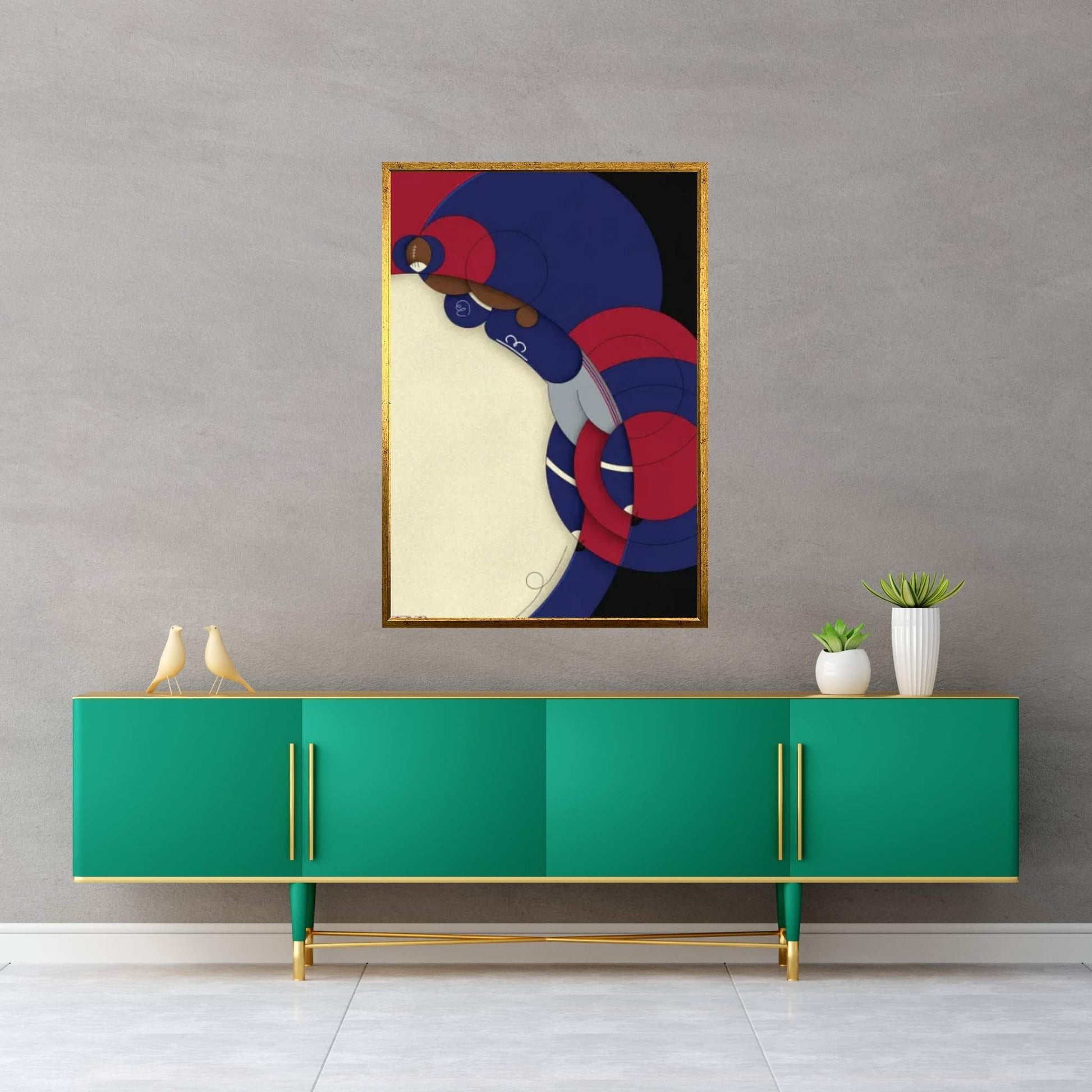 Odell Canvas Wall Art - Y Canvas