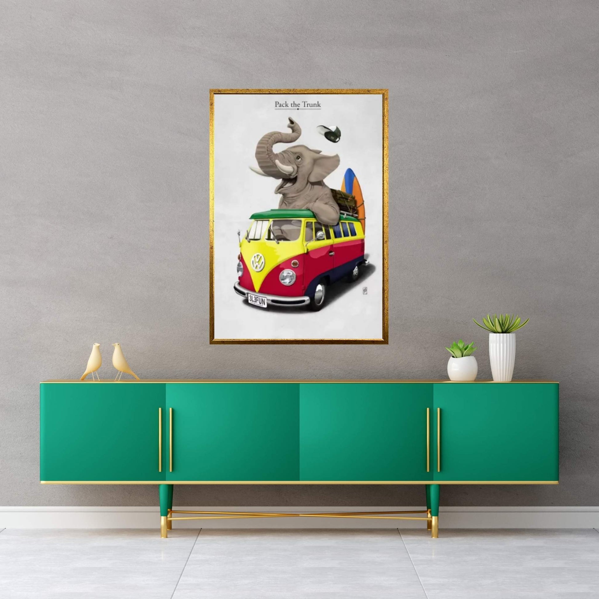 Pack-the-trunk I Canvas Wall Art - Y Canvas