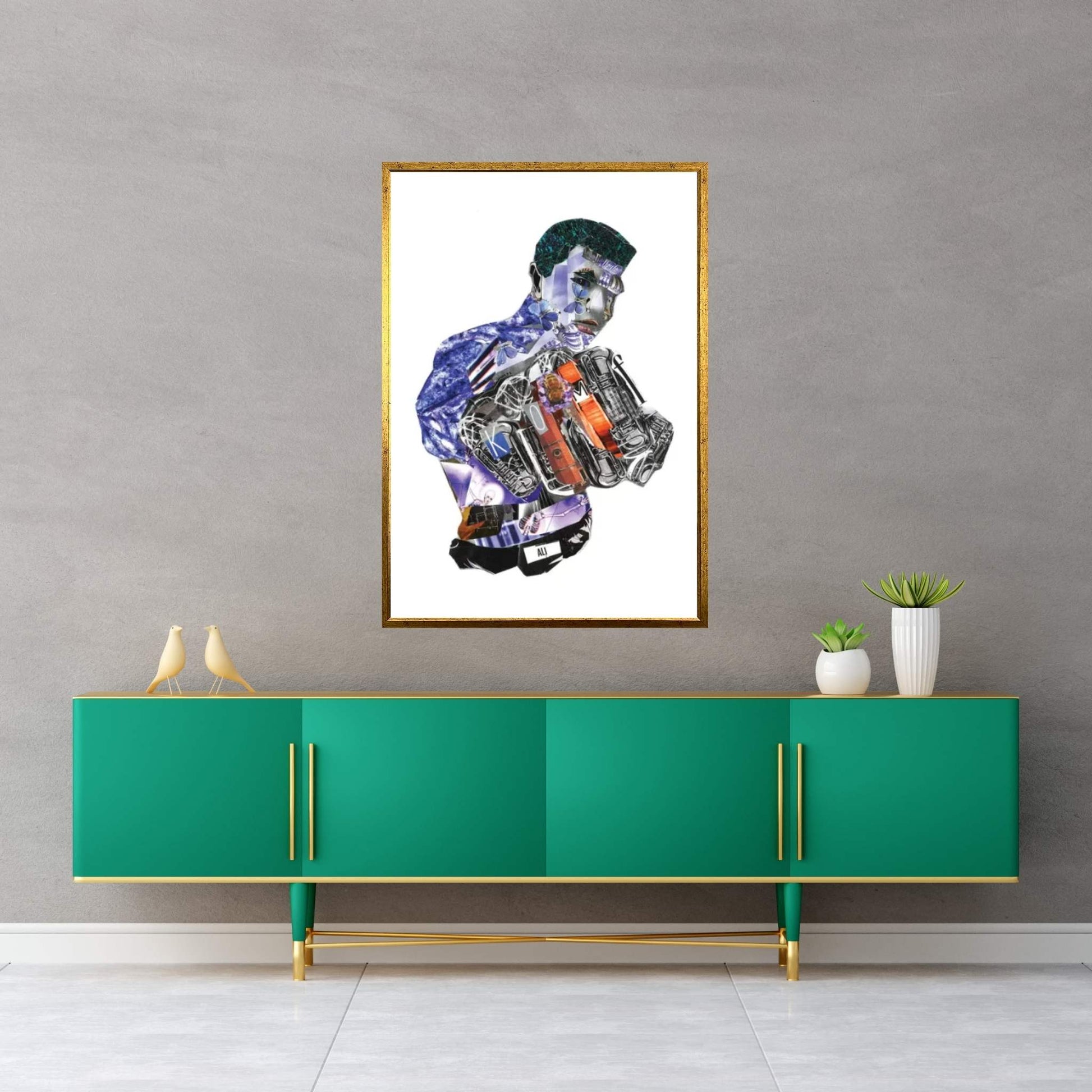 Ali Canvas Wall Art - Y Canvas