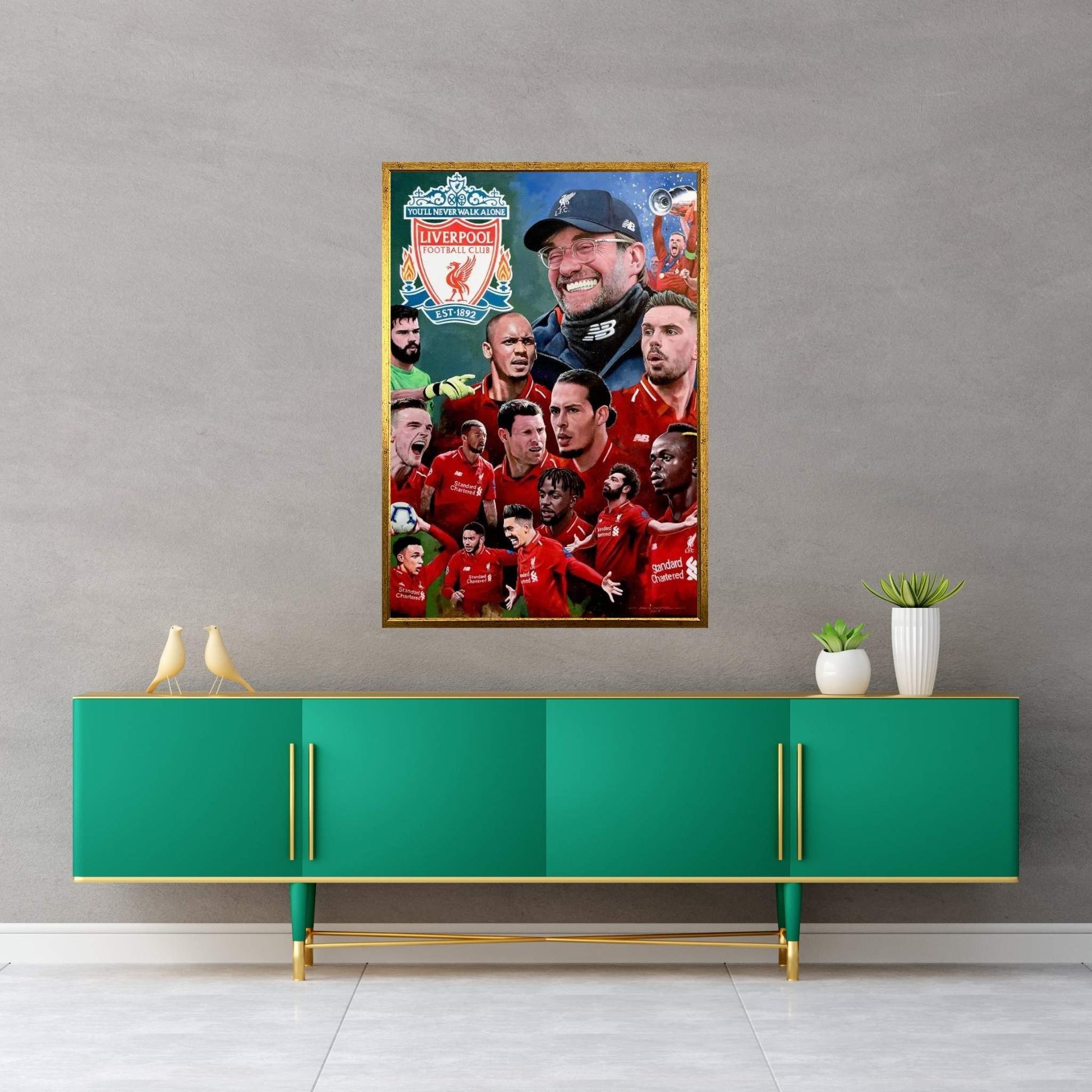 Liverpool FC Canvas Wall Art - Y Canvas