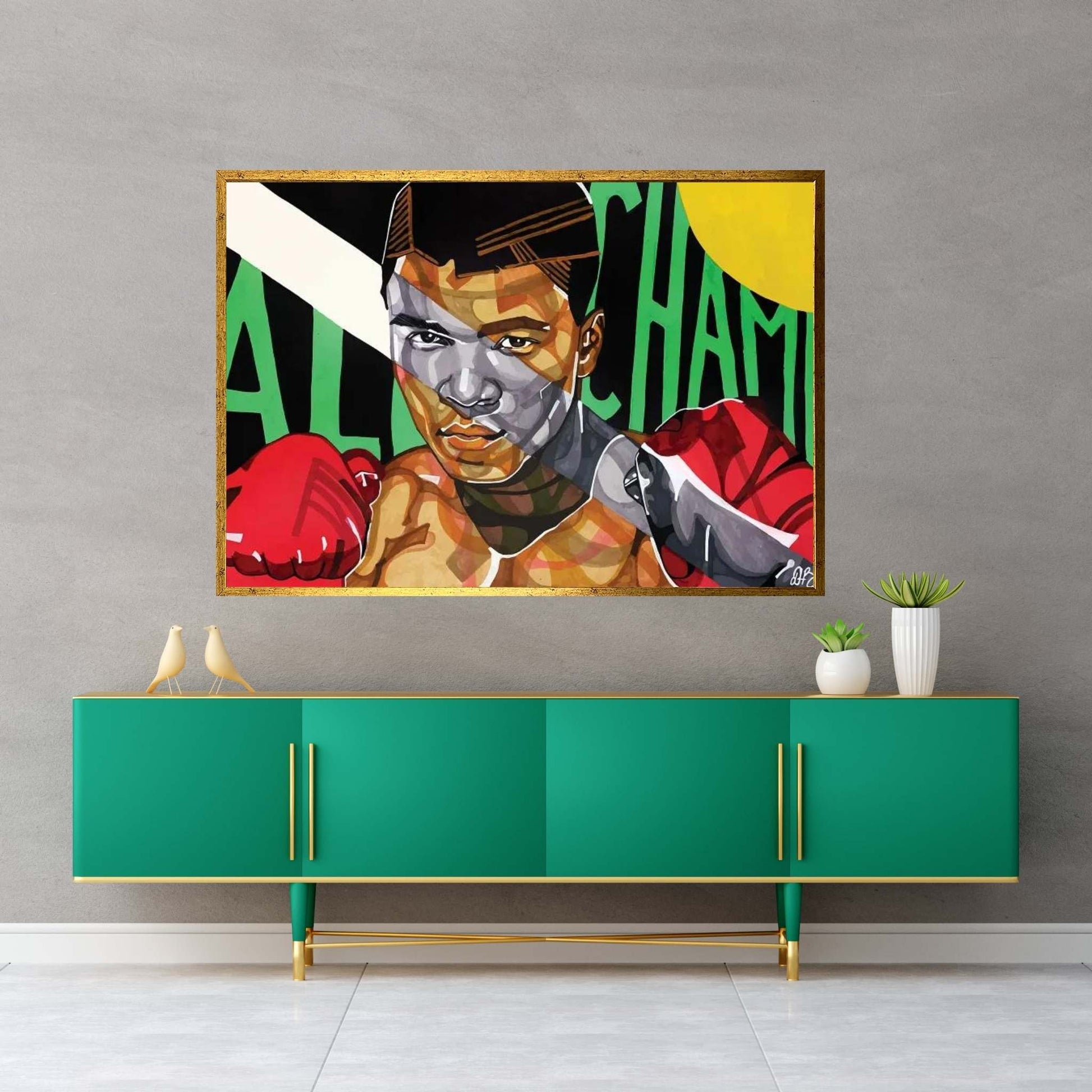 Ali Canvas Wall Art - Y Canvas