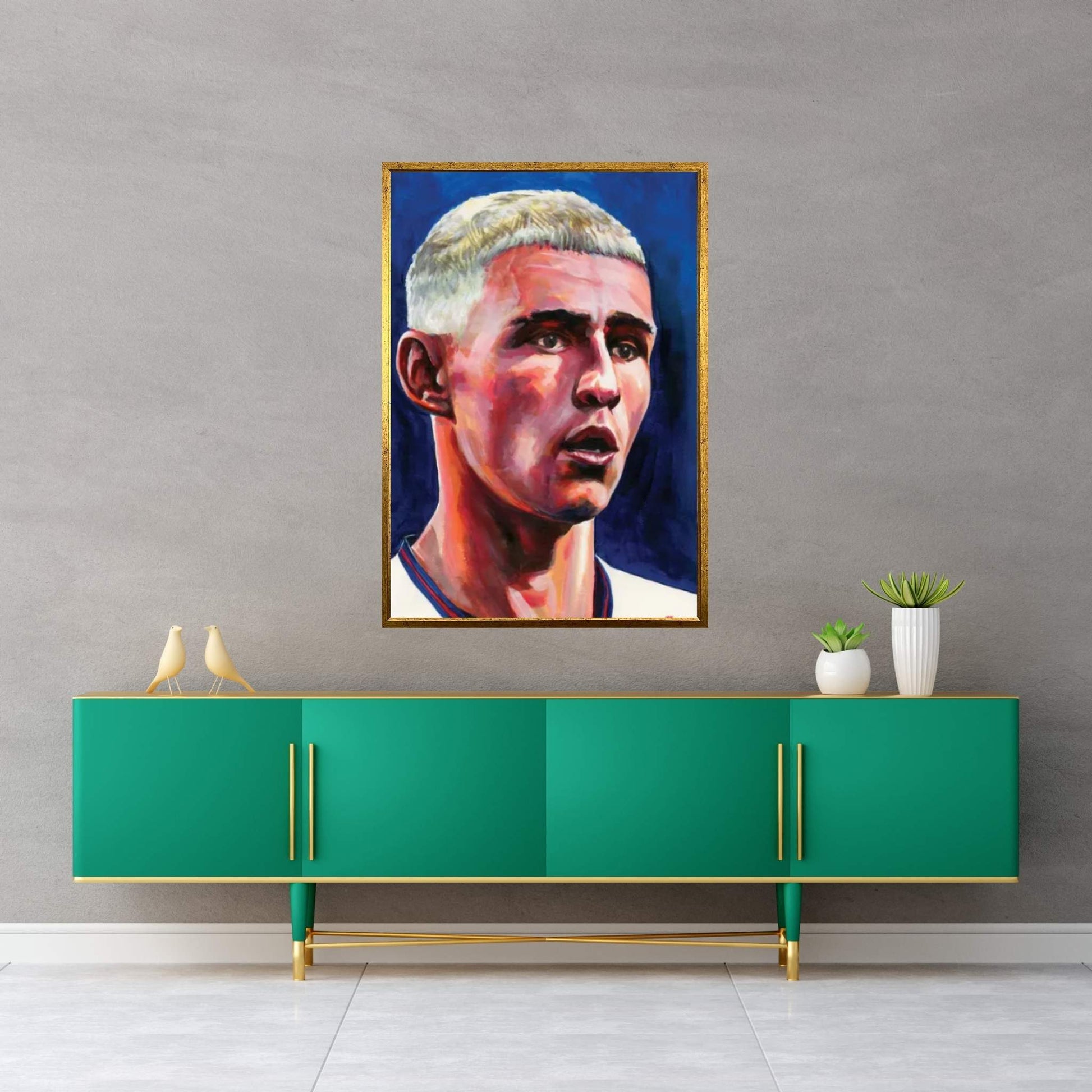 Phil Foden Canvas Wall Art - Y Canvas