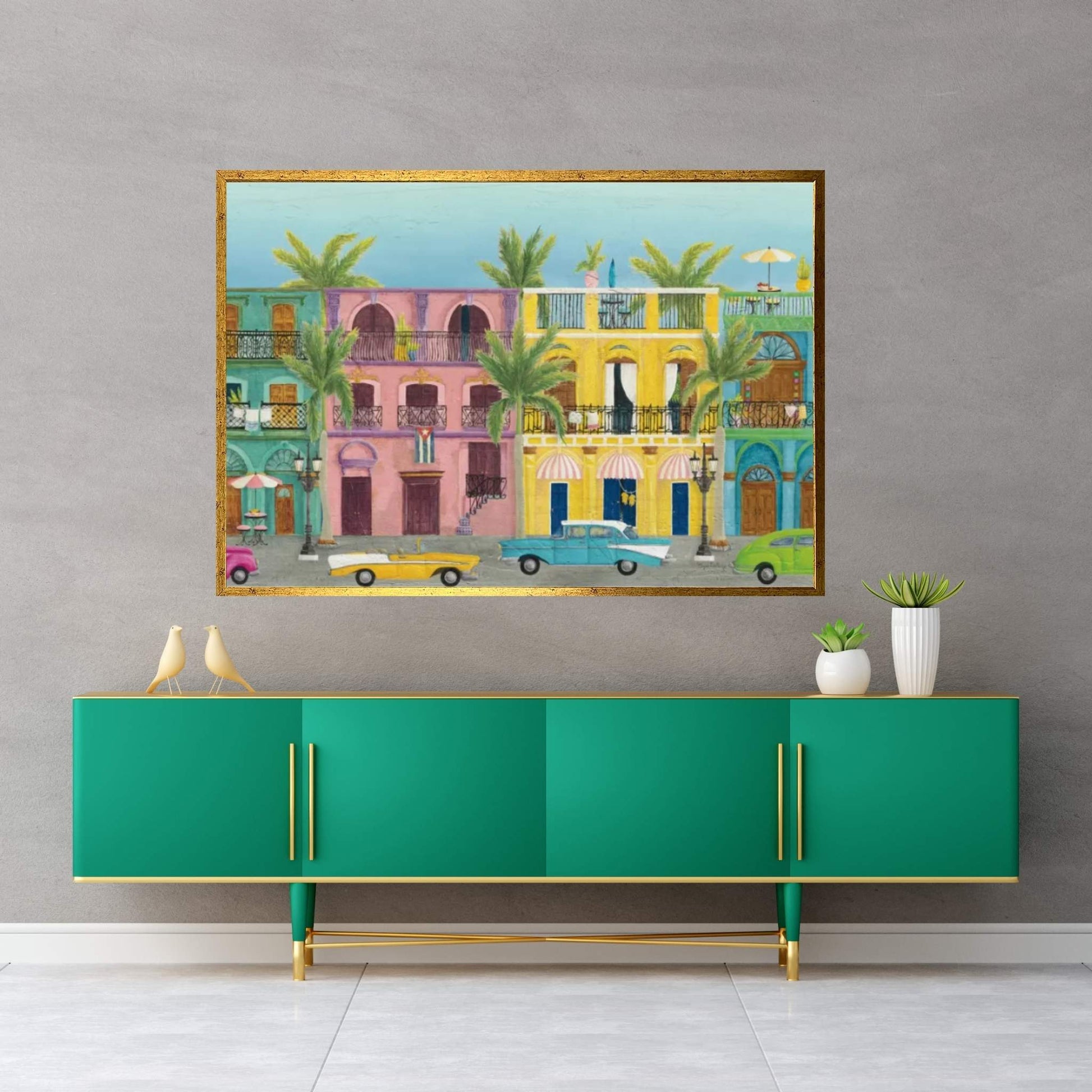 Havana I Canvas Wall Art - Y Canvas