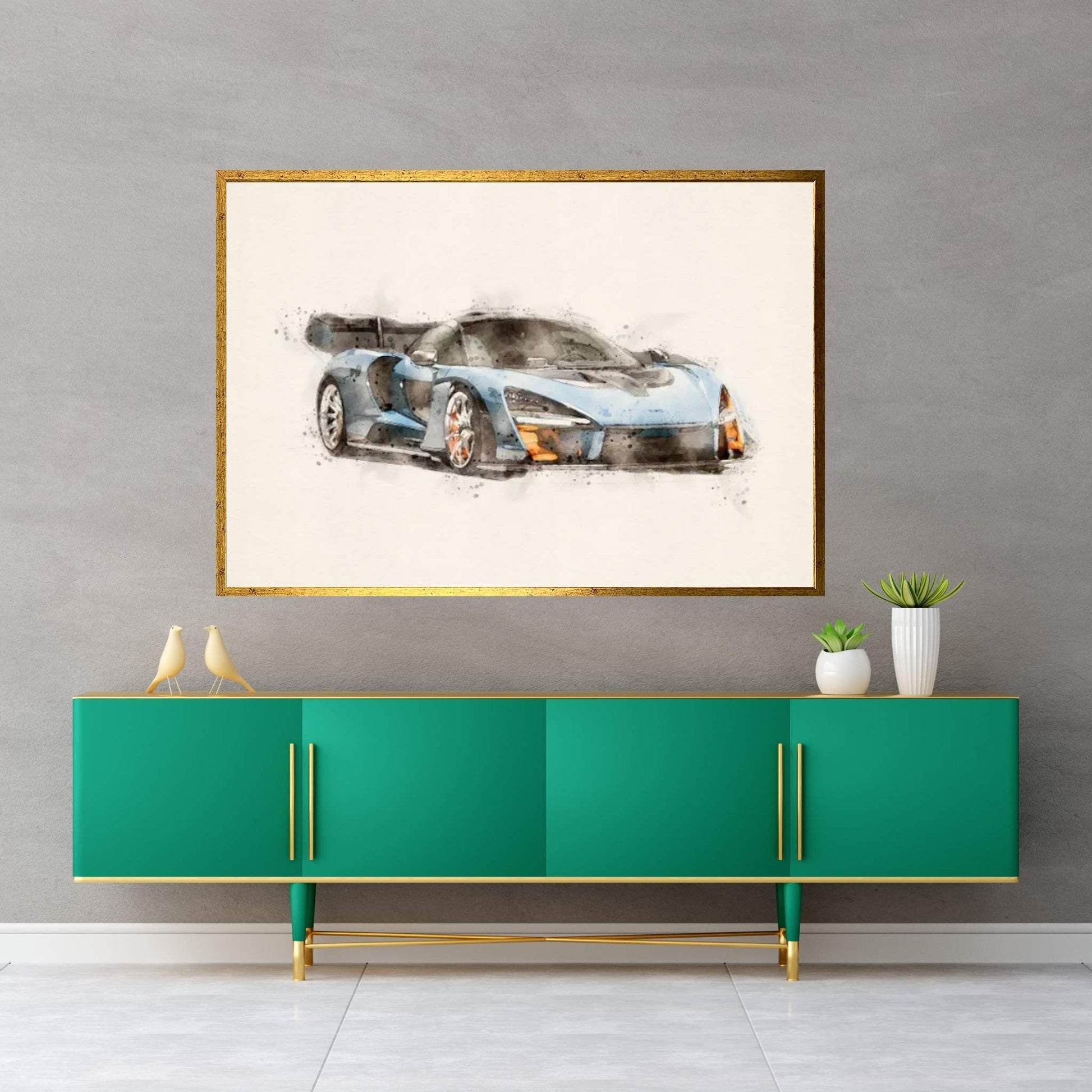 McLaren Senna Canvas Wall Art - Y Canvas