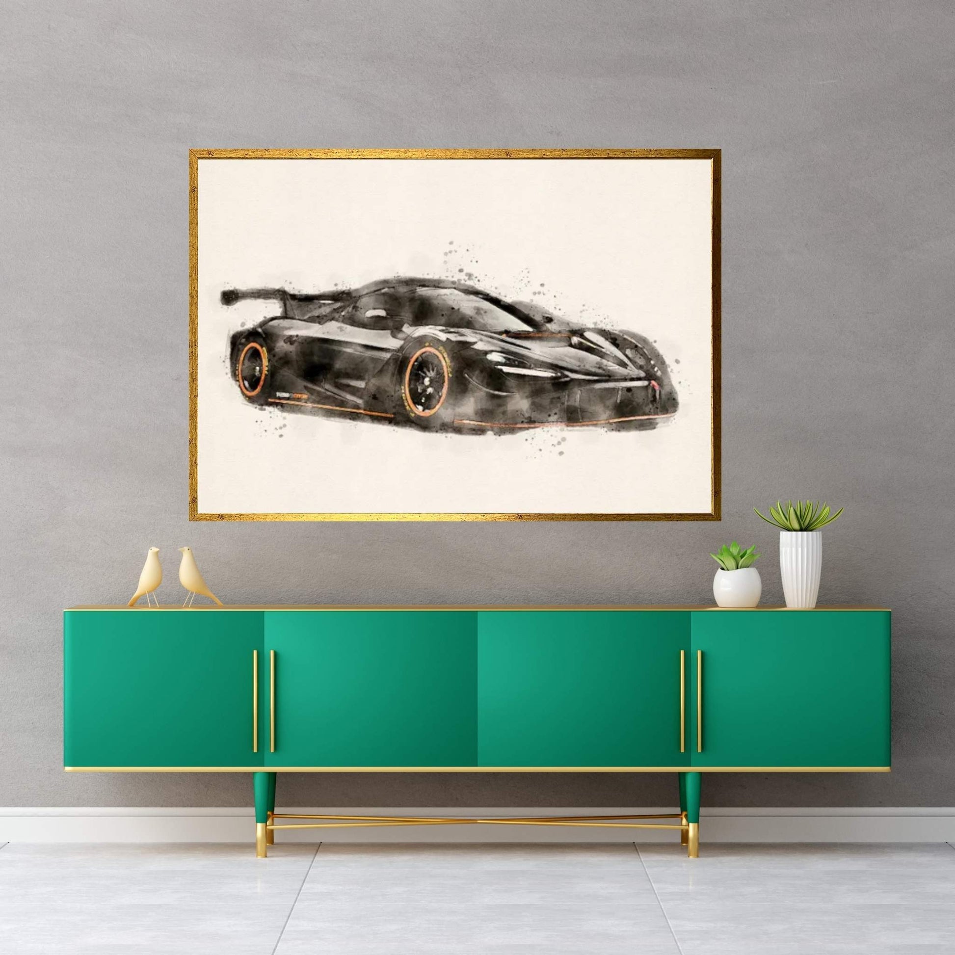 McLaren 720S GT3X Canvas Wall Art - Y Canvas