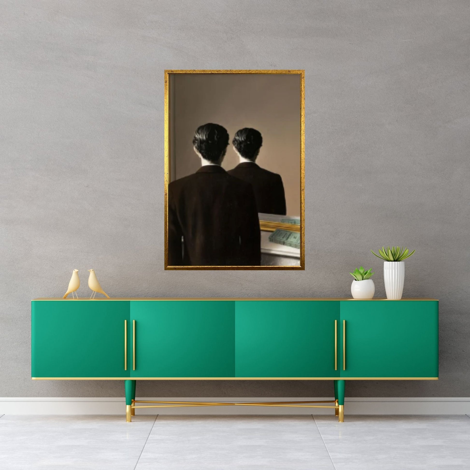 Rene Magritte Canvas Wall Art Poster, Not to be Reproduced Wall Decor Print, Rene Magritte Canvas - Y Canvas