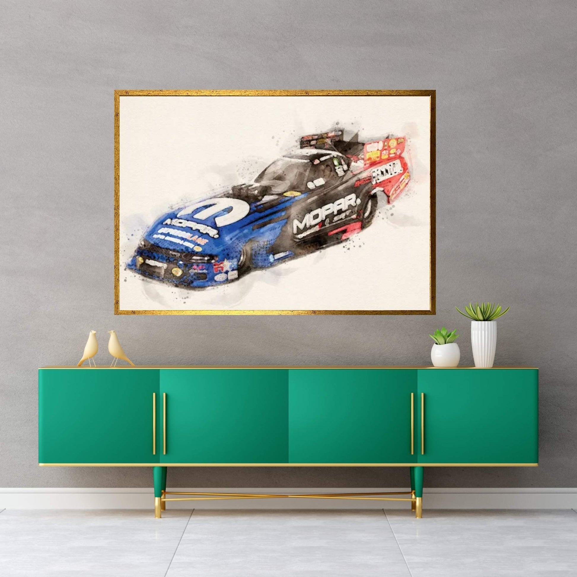Dodge Tuning Canvas Wall Art - Y Canvas