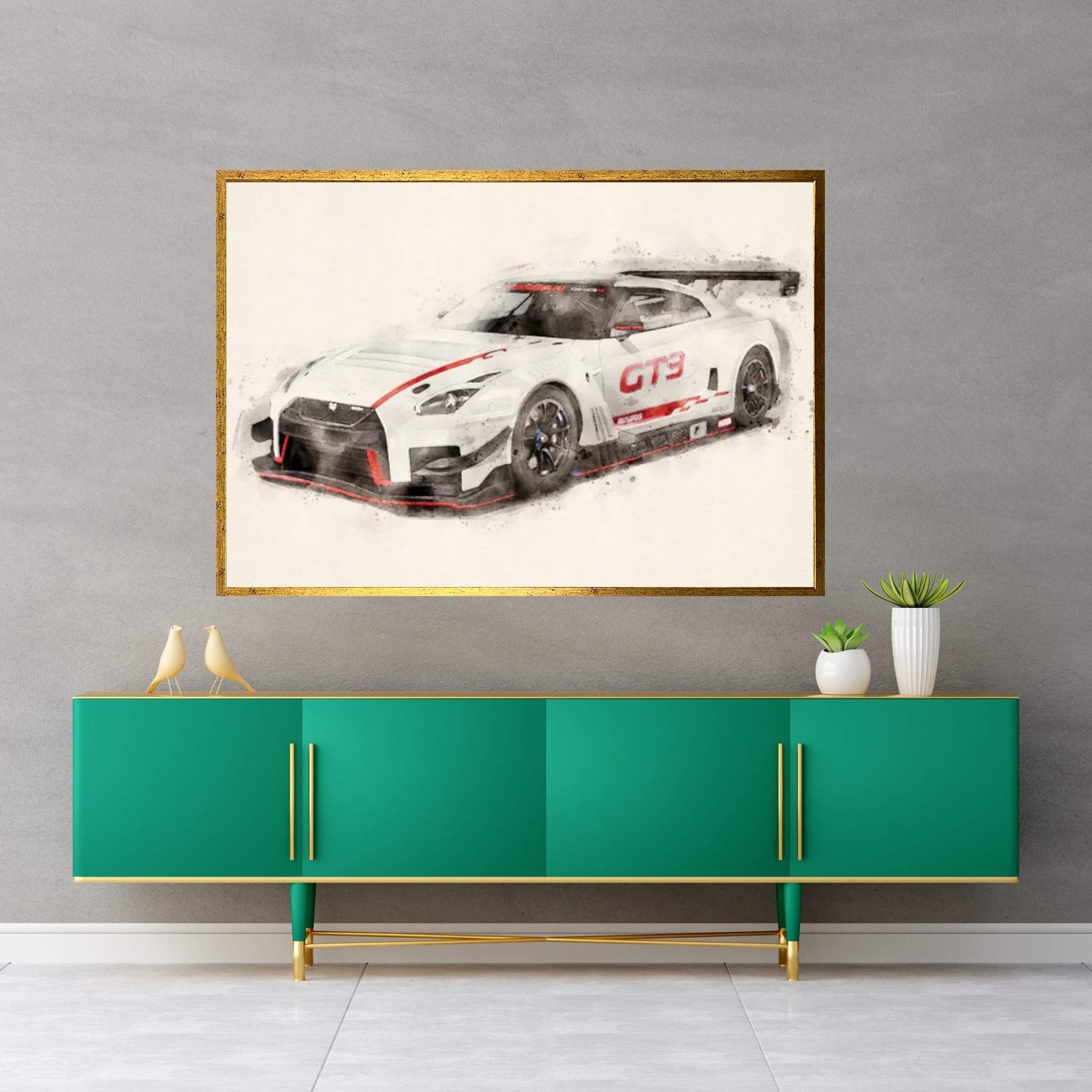 Nissan Tuning Nismo GT Canvas Wall Art - Y Canvas
