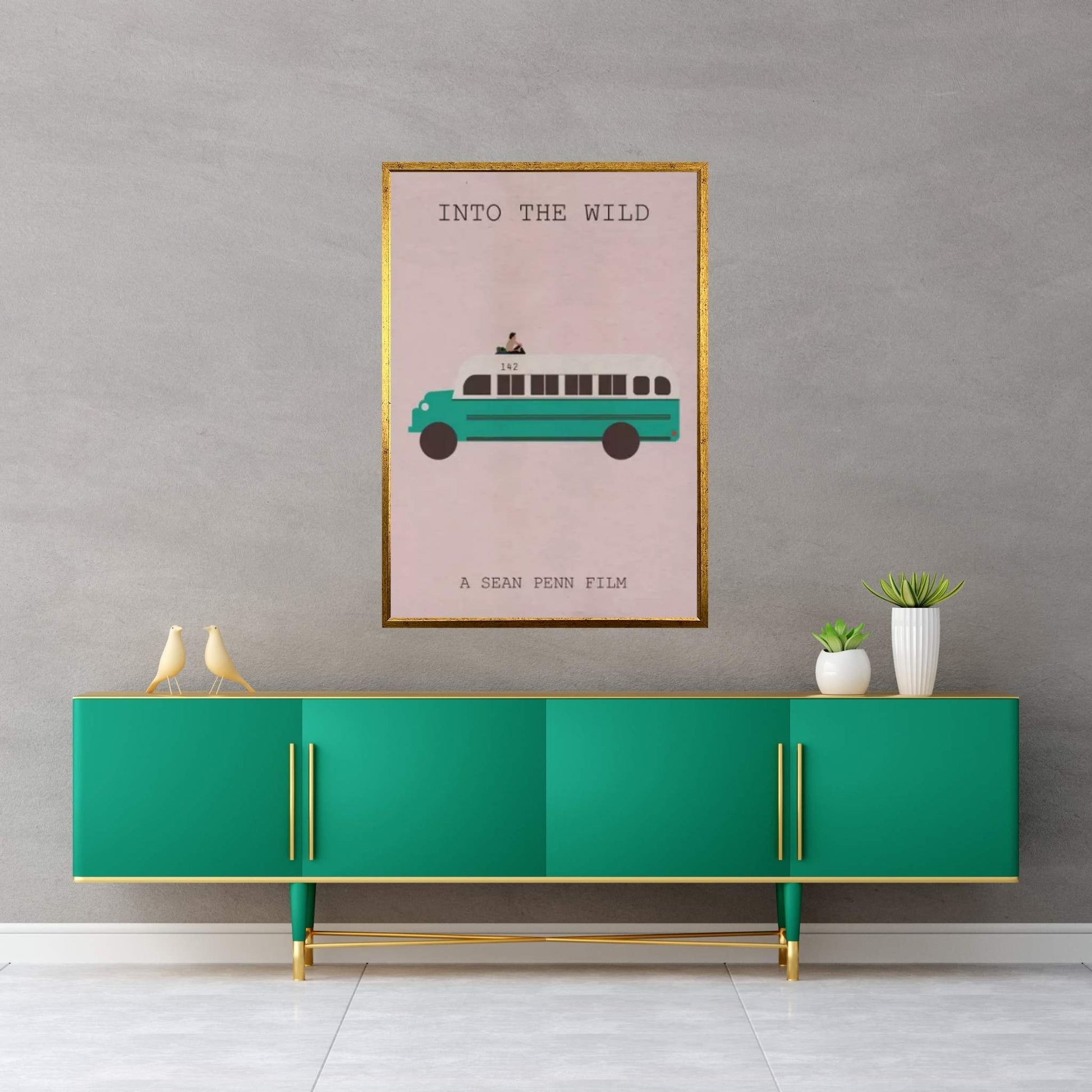Into The Wild Minimalist Poster Canvas Wall Art - Y Canvas