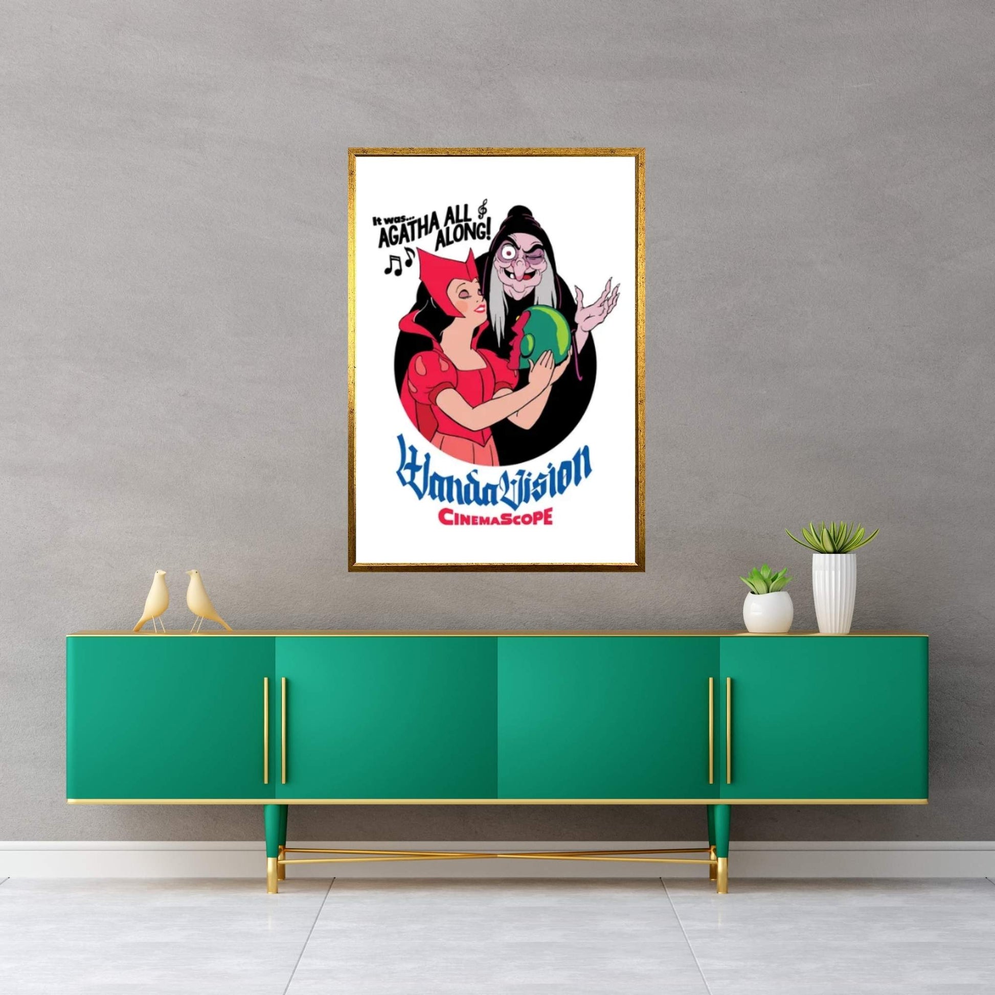 All Along Canvas Wall Art - Y Canvas