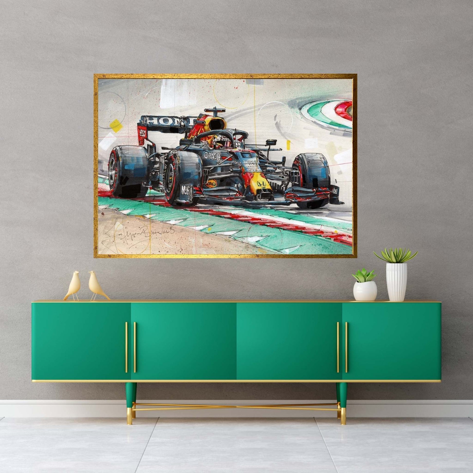 Max Verstappen Canvas Wall Art - Y Canvas