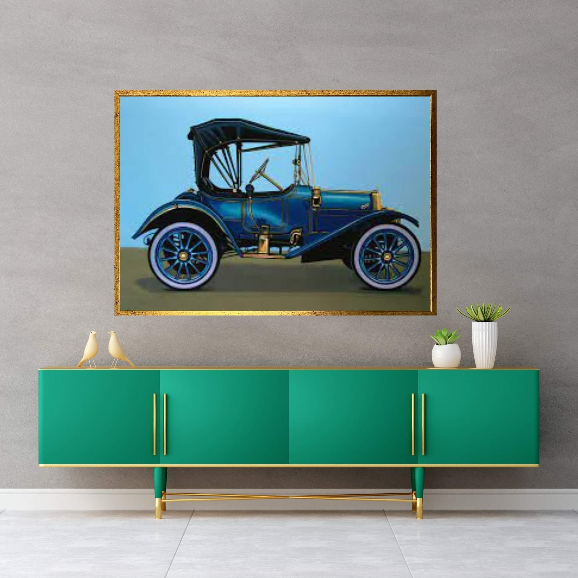 Overland 1911 Canvas Wall Art - Y Canvas