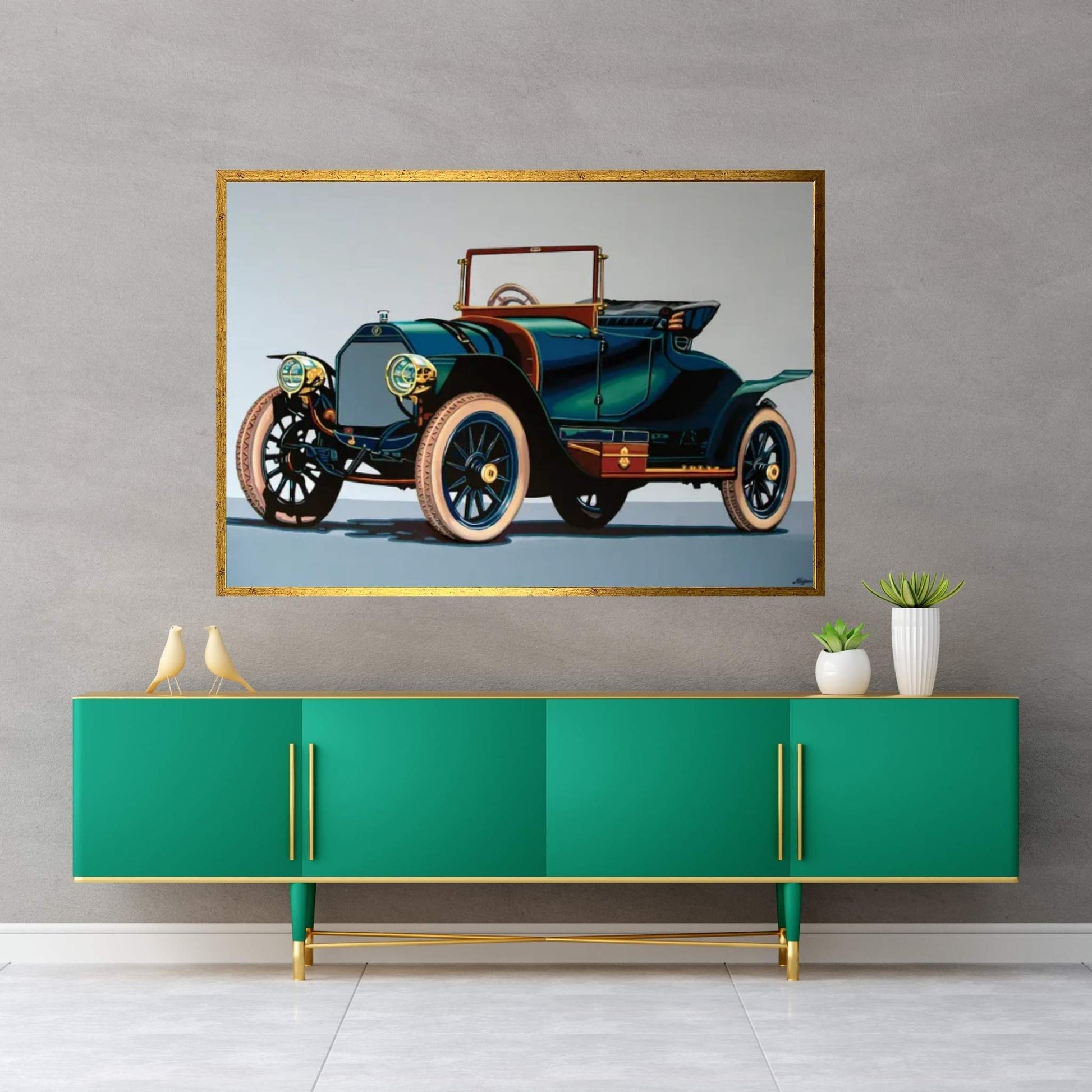 Isotta Fraschini Tipo 1911 Canvas Wall Art - Y Canvas