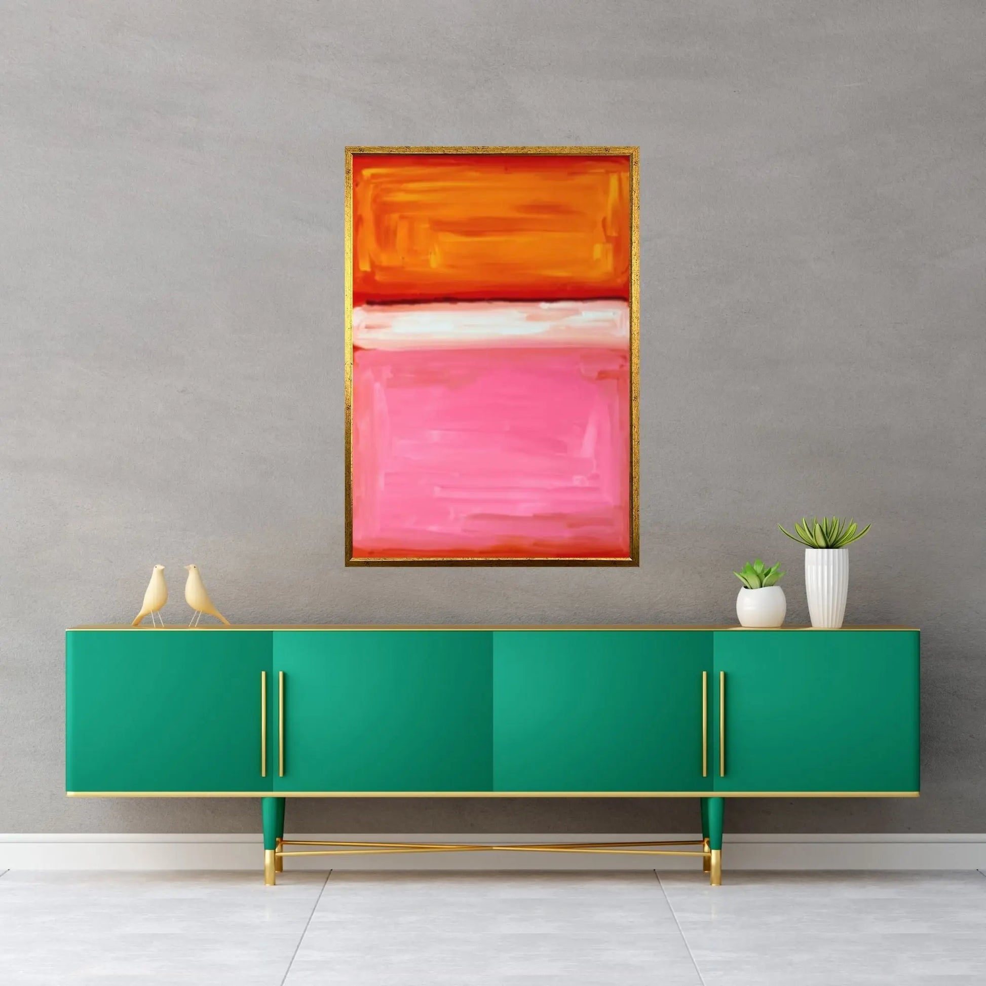 Mark Rothko Frame Canvas/Poster Art Reproduction, Rothko Reproduction - Y Canvas