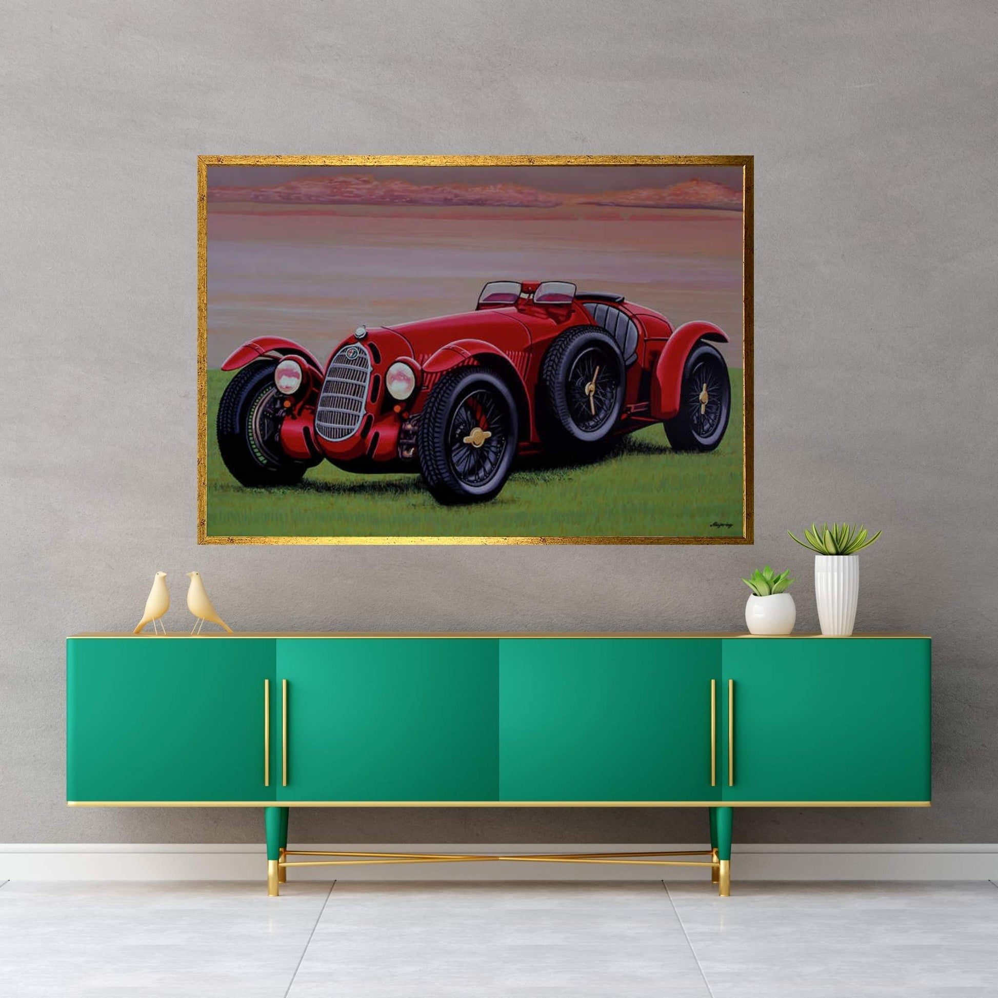 Alfa 8C 2900 Canvas Wall Art - Y Canvas