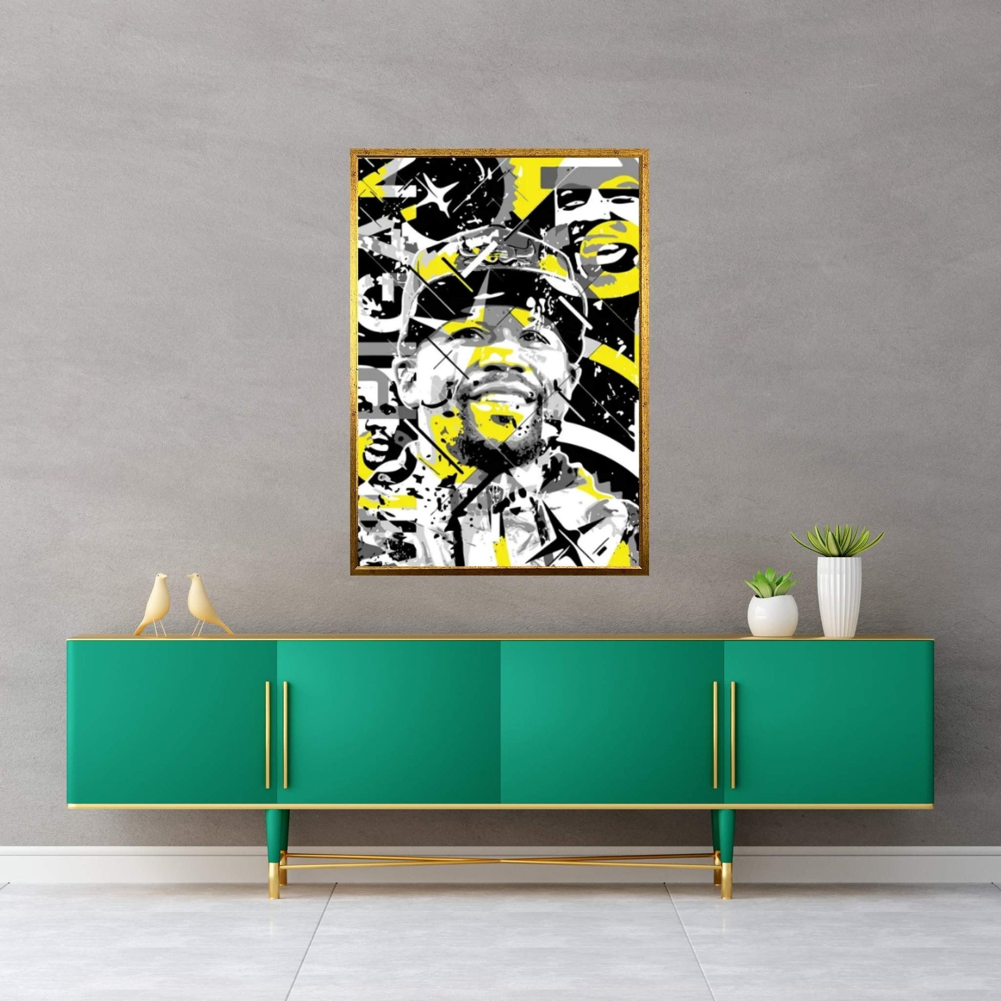 Mayweather Canvas Wall Art - Y Canvas