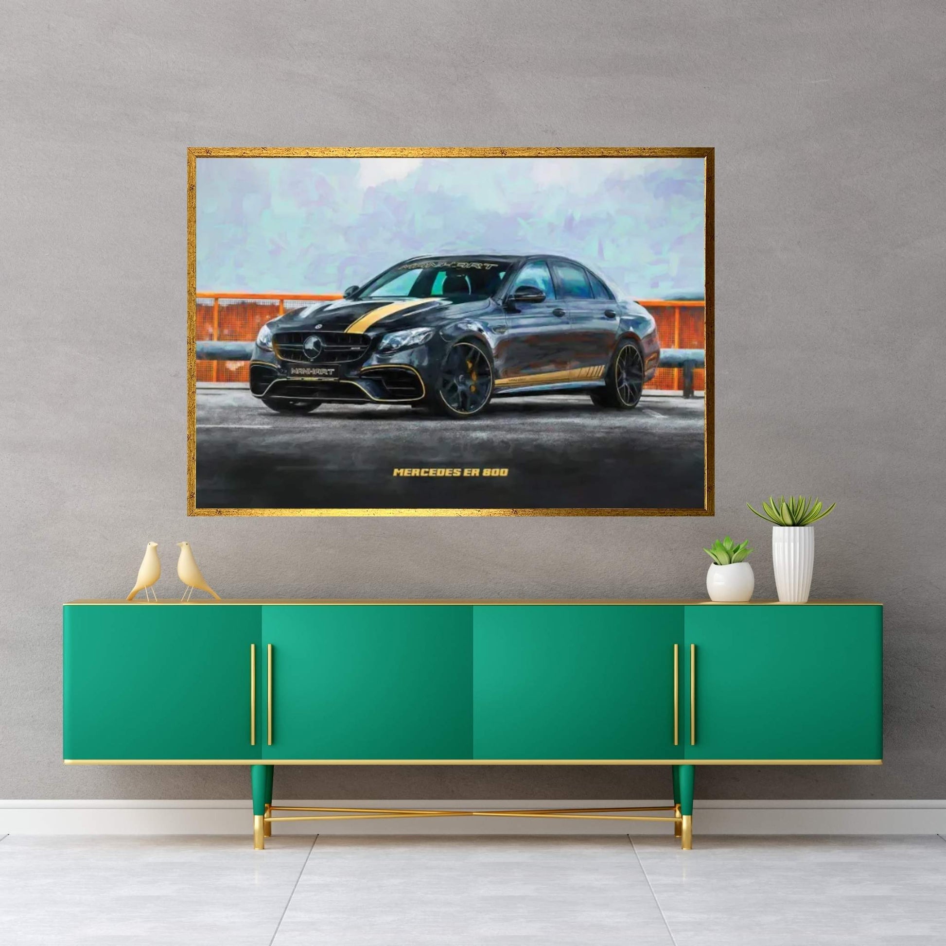 Mercedes ER 800 Canvas Wall Art - Y Canvas