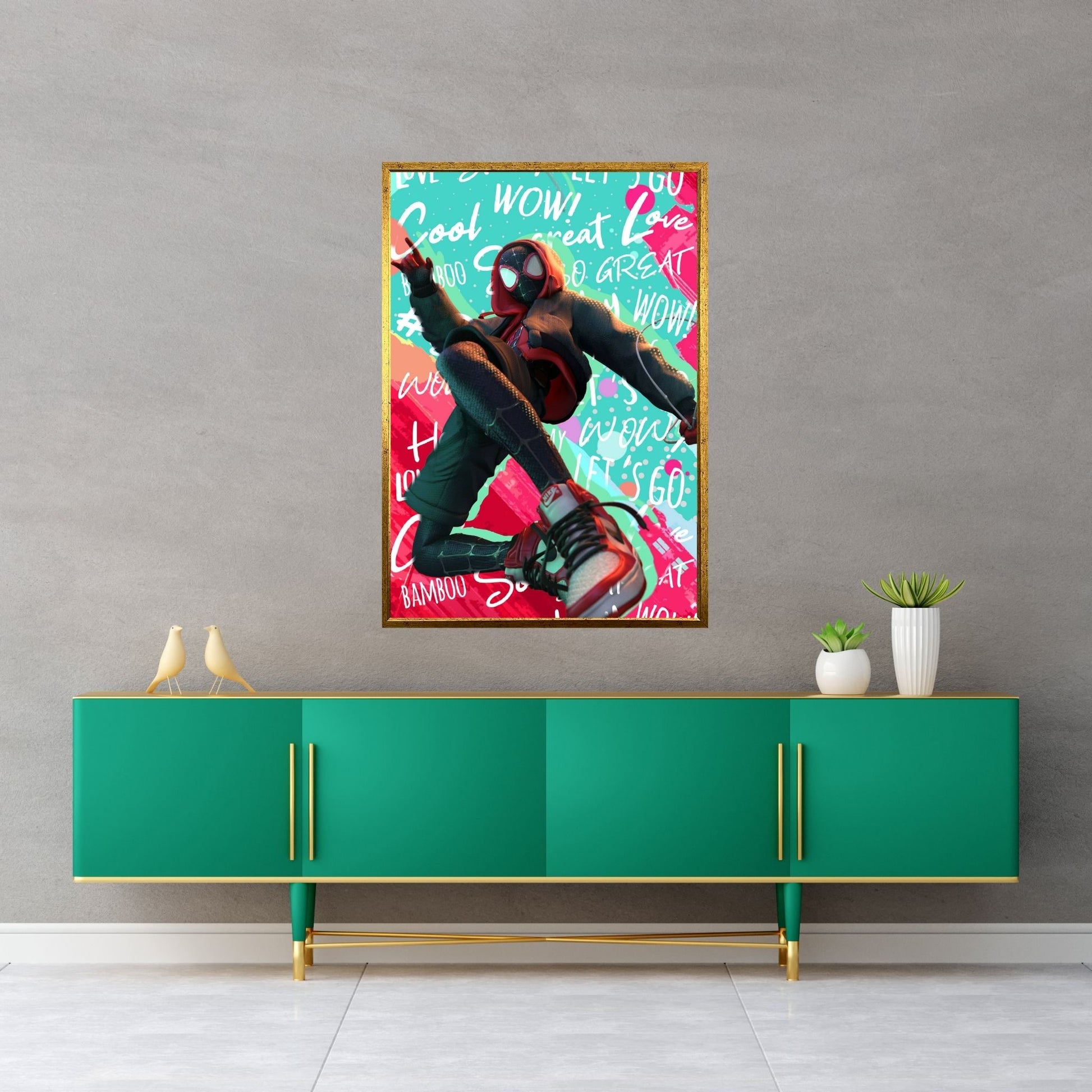 Spiderman Canvas Wall Art - Y Canvas