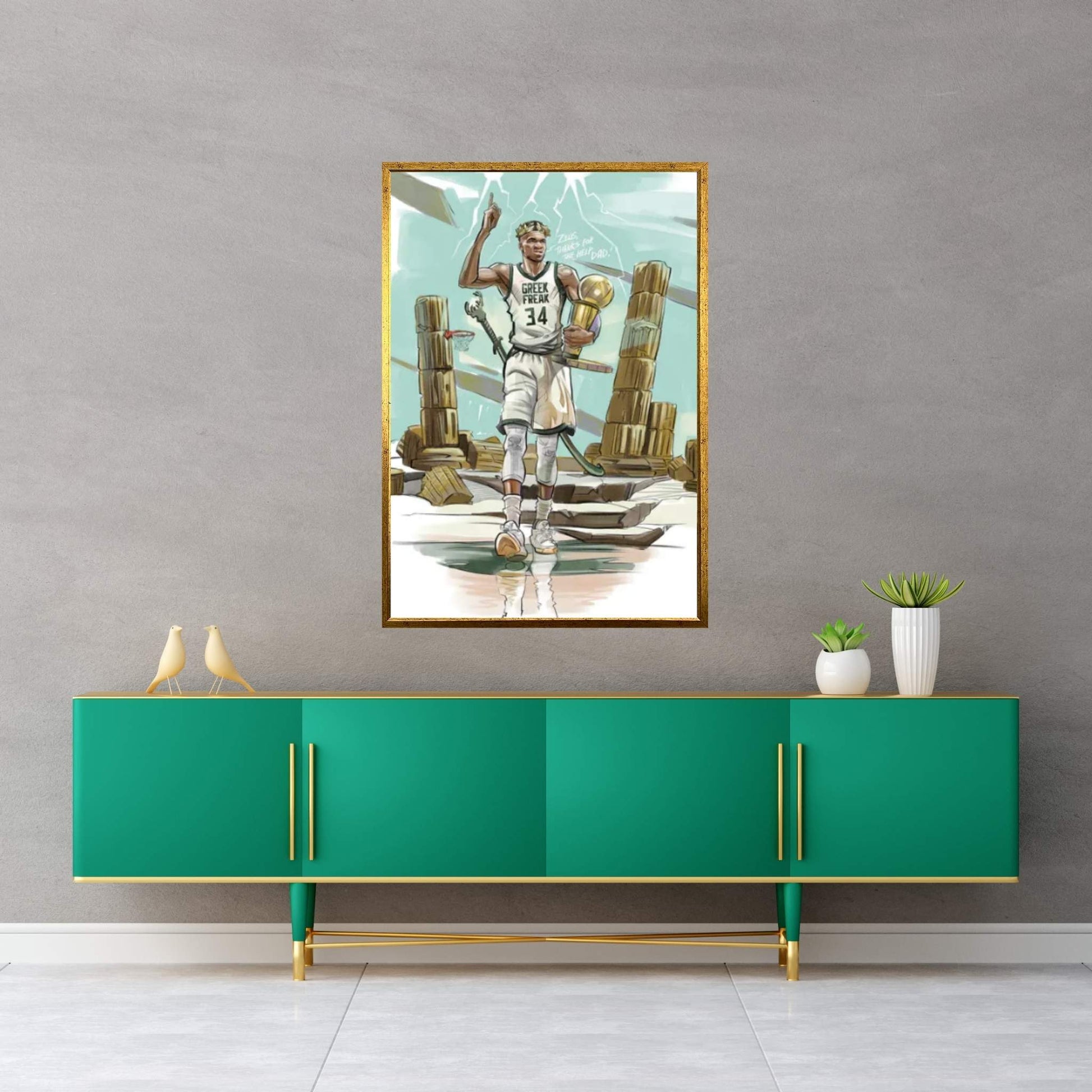 The One Who Comes With A Sword Would Perish From The Same Sword Canvas Wall Art - Y Canvas