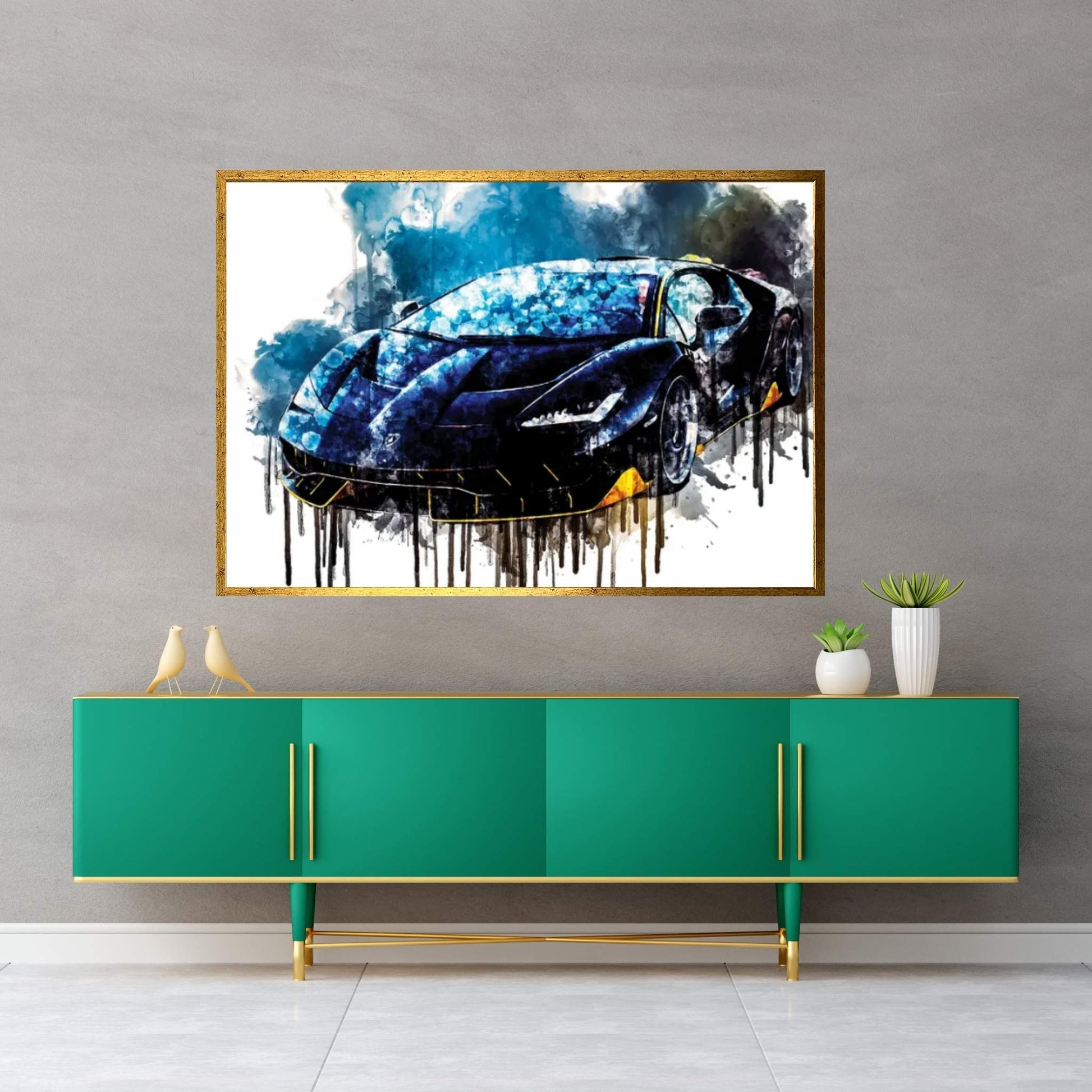 2017 Lamborghini Centenario Canvas Wall Art - Y Canvas