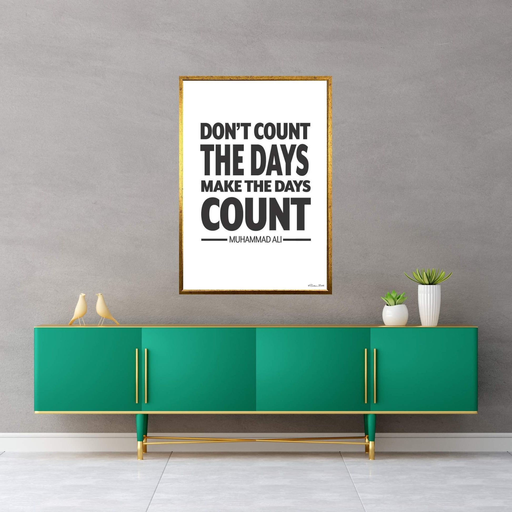Make The Days Count Canvas Wall Art - Y Canvas