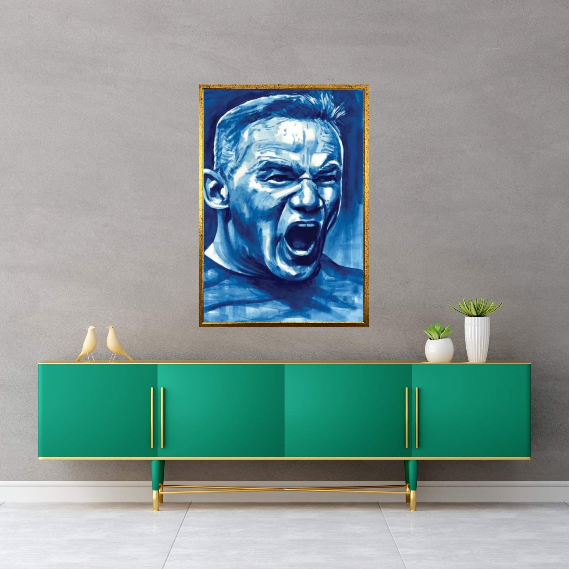 Wayne Rooney Canvas Wall Art - Y Canvas