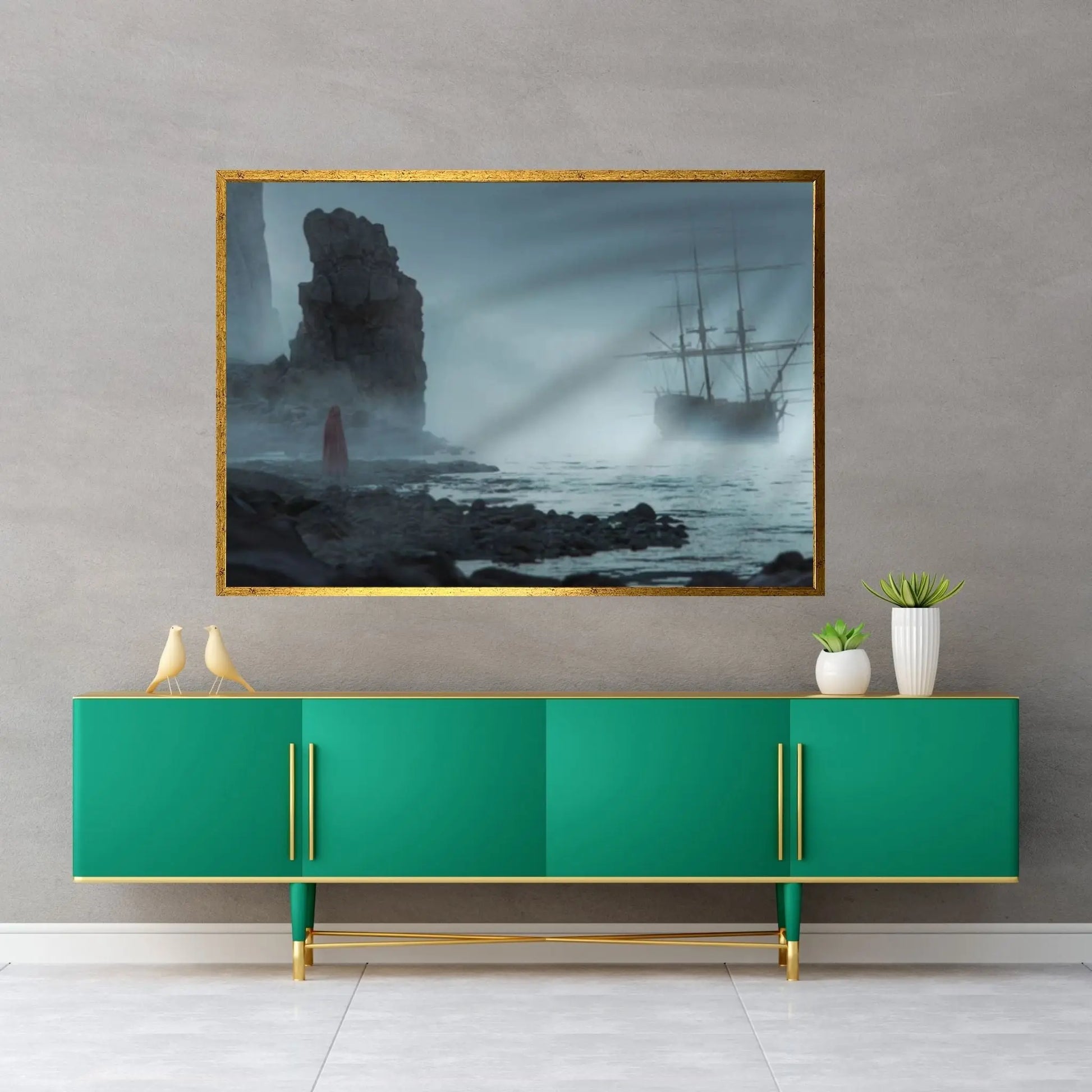 Sailing Boat Canvas, Large Canvas Sea, Canvas Wall Art, Wall Decor,Sea Landscape Decor - Y Canvas