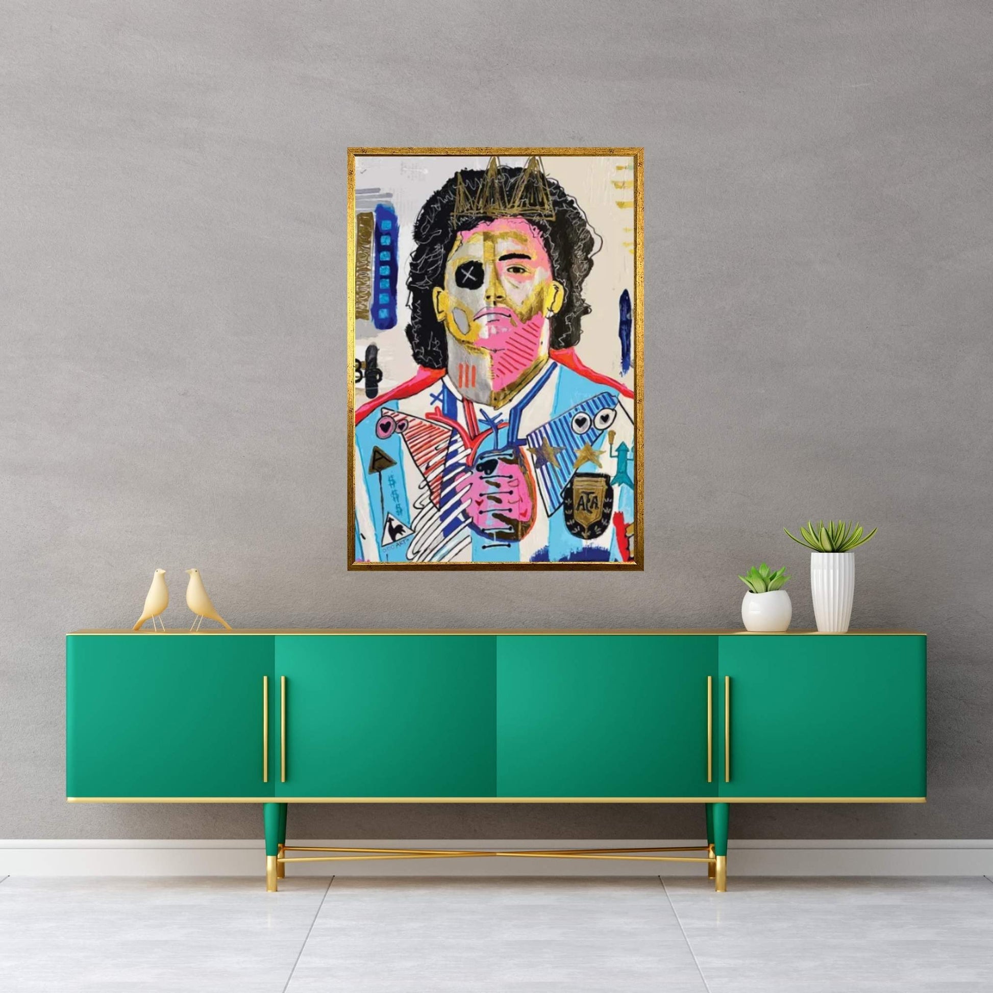 D10S NewsPaper Canvas Wall Art - Y Canvas