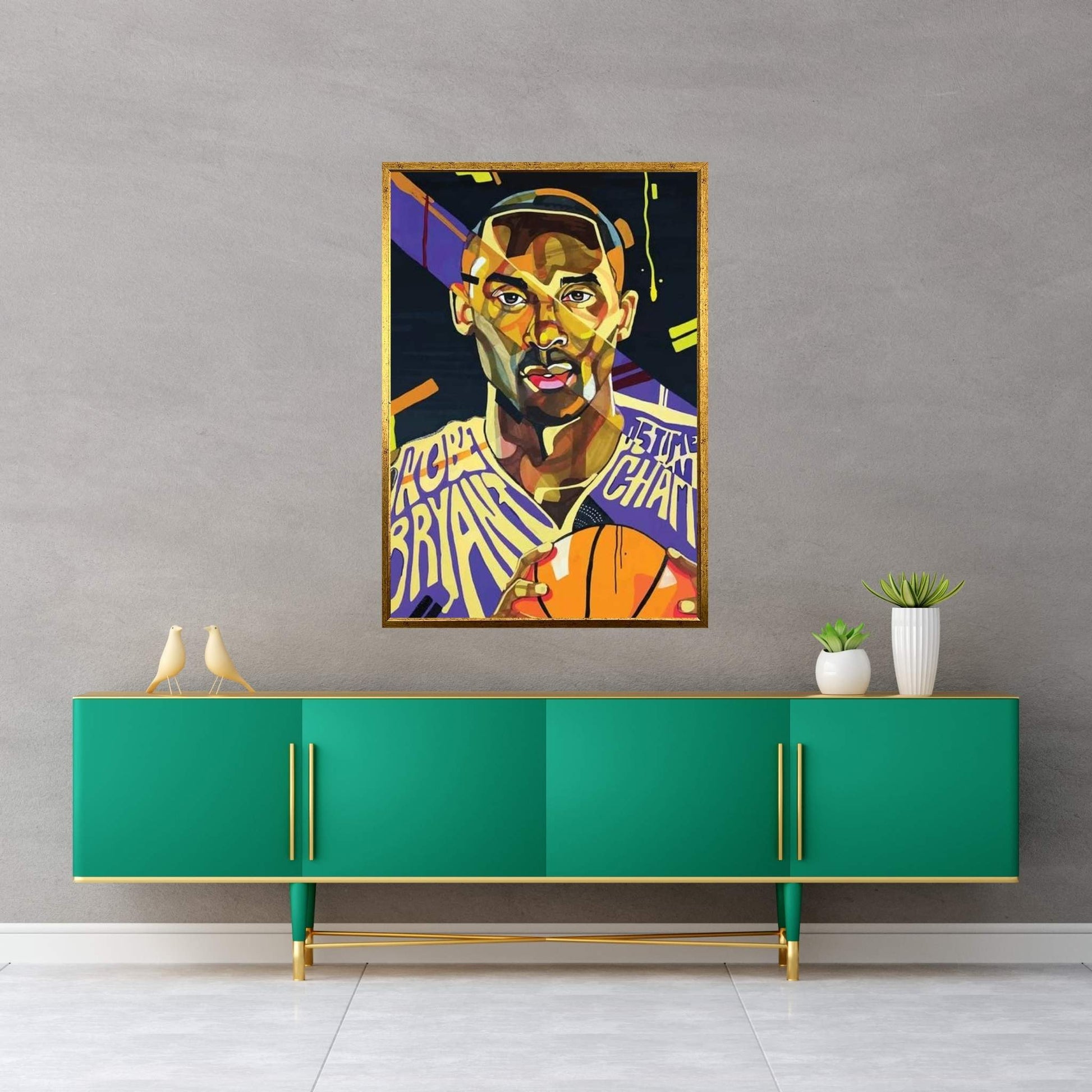 Kobe Bryant Canvas Wall Art - Y Canvas
