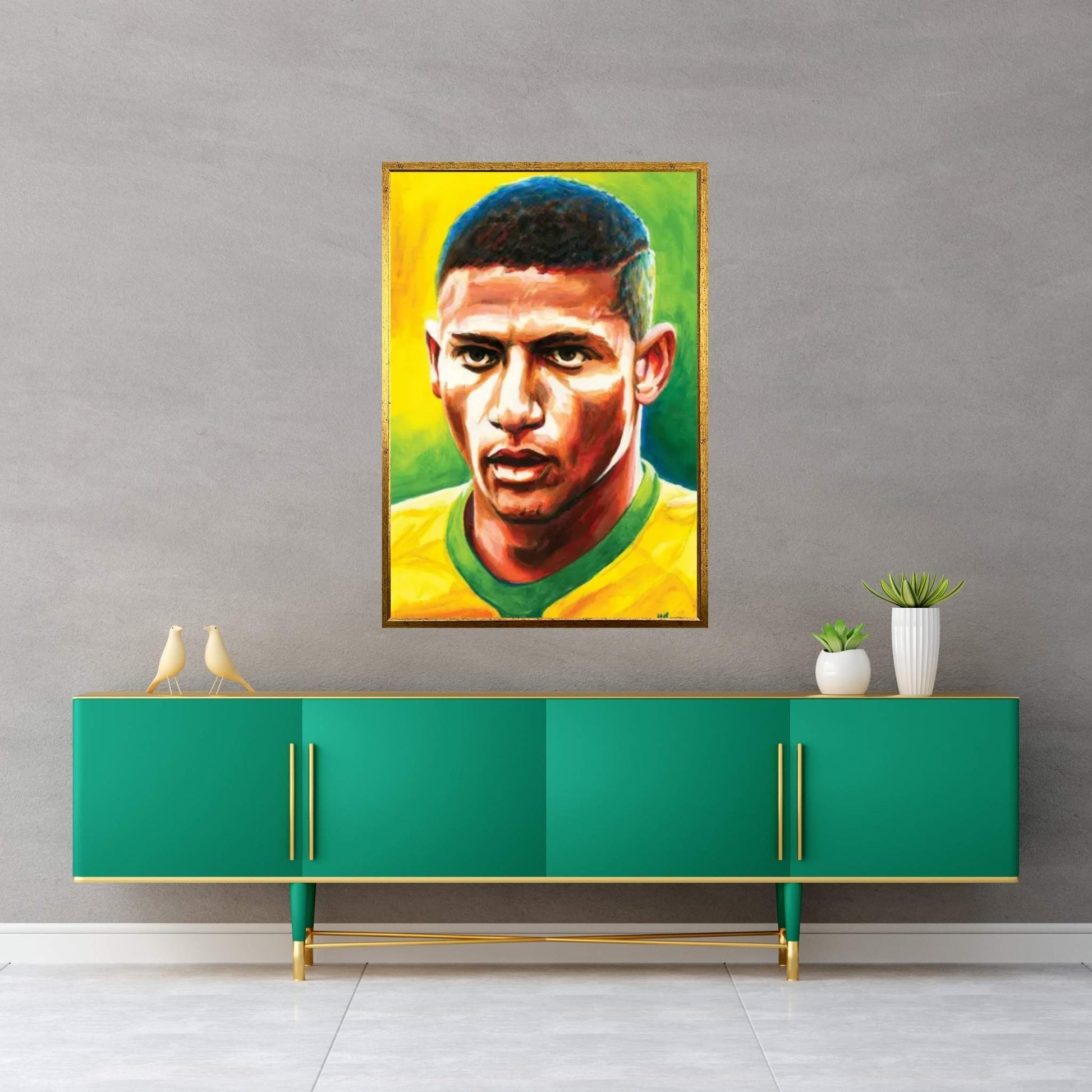 Richarlison - Brazil Canvas Wall Art - Y Canvas