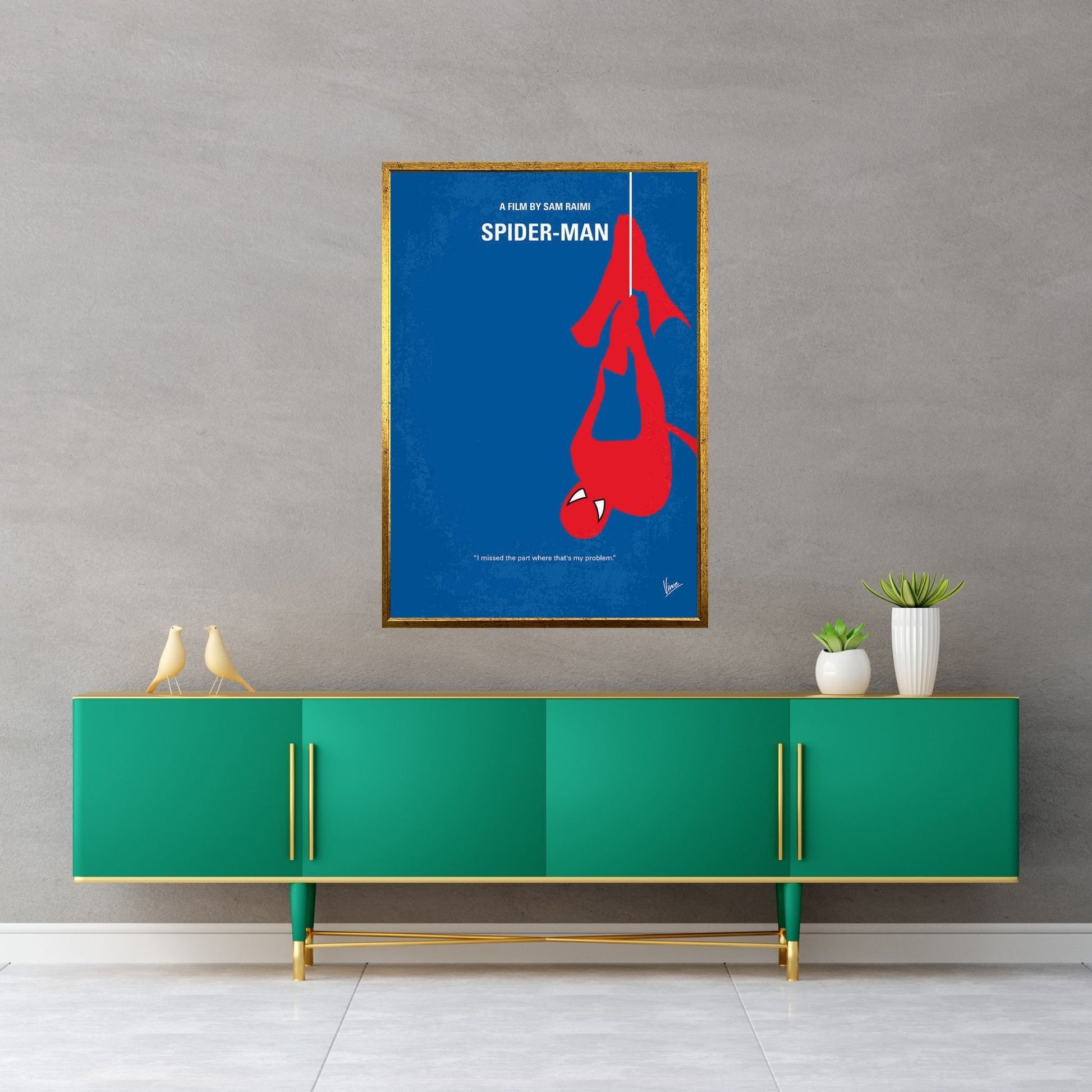 Spiderman Poster Canvas Wall Art - Y Canvas