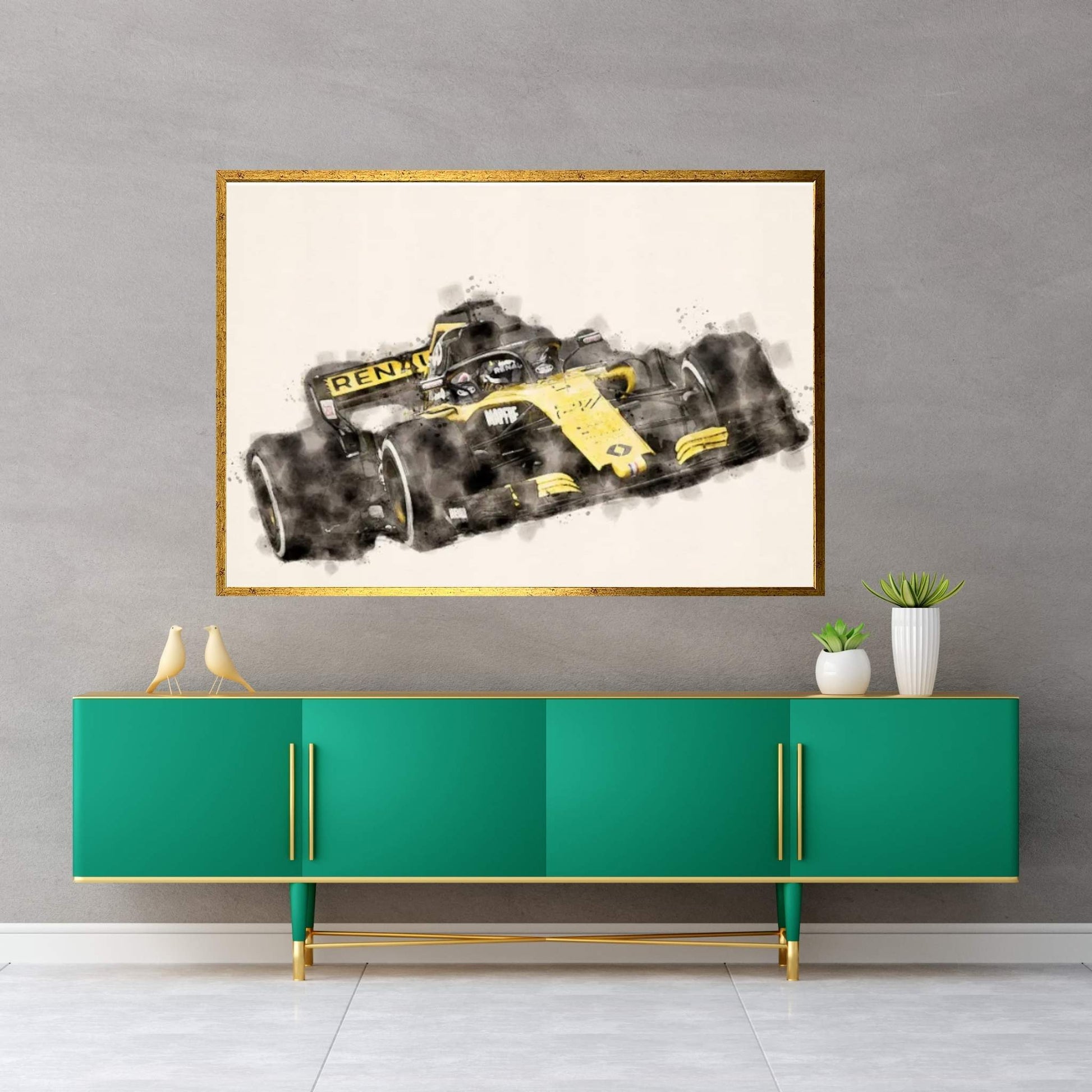 Formula I Canvas Wall Art - Y Canvas