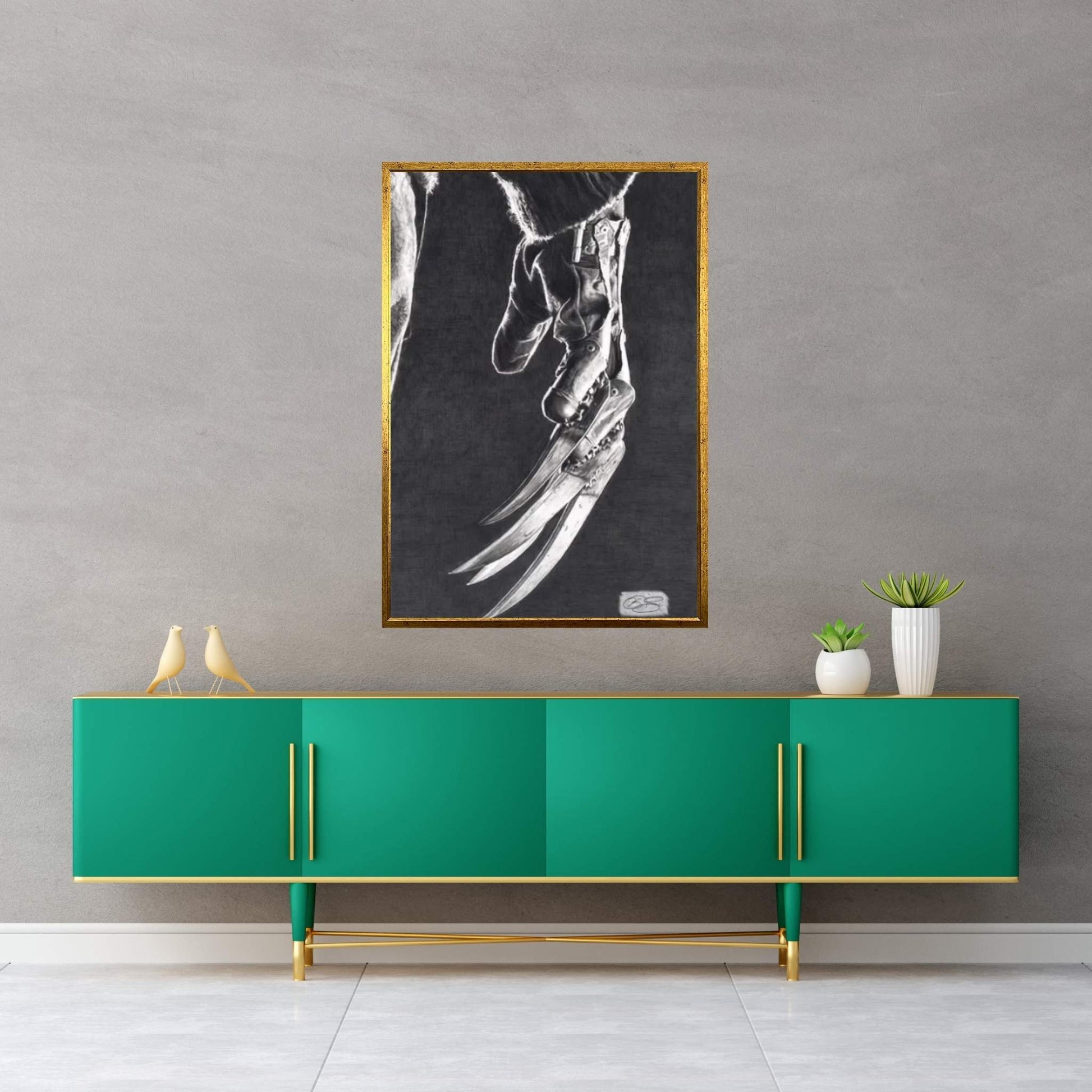 Spirit Fingers Canvas Wall Art - Y Canvas