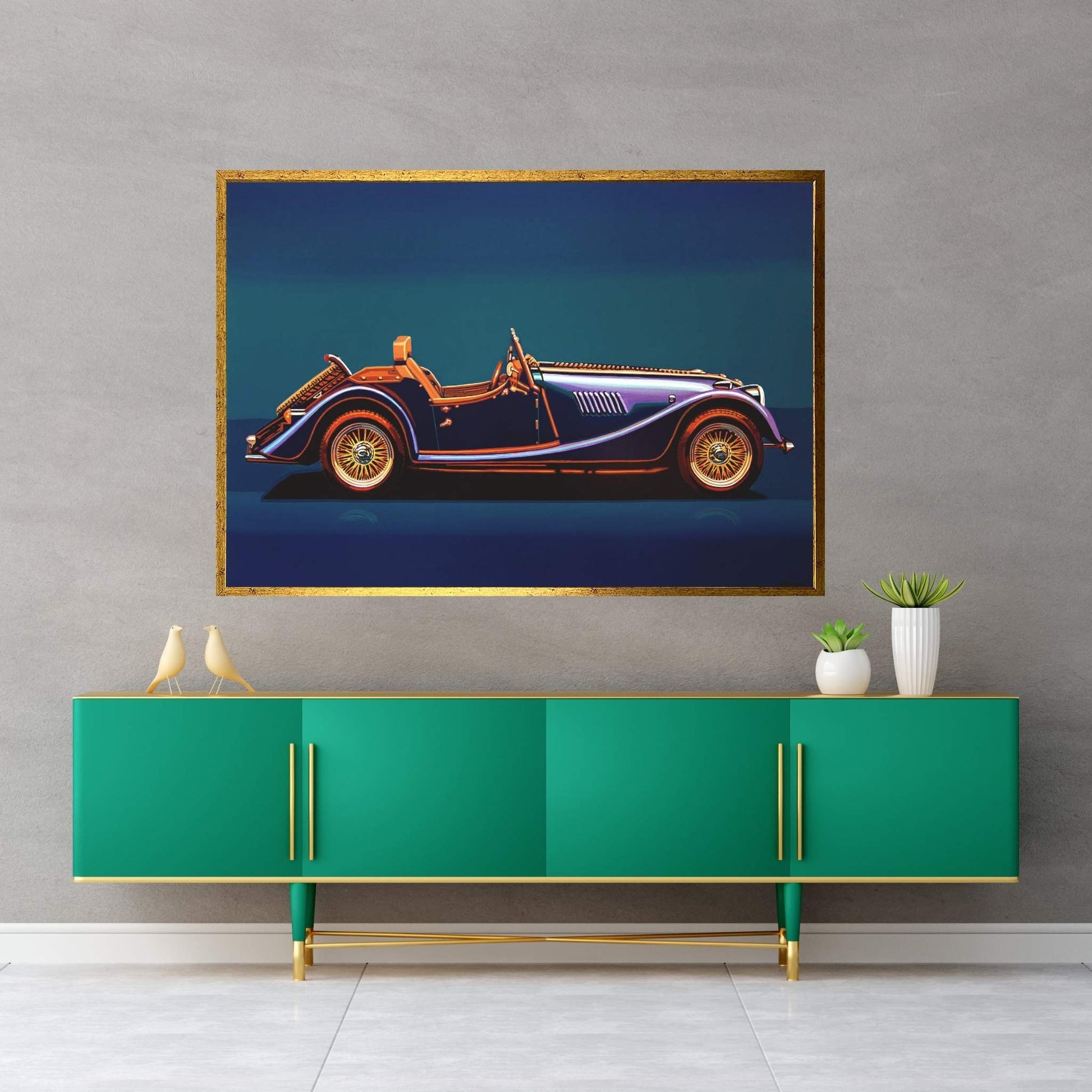Morgan Roadster 2004 Canvas Wall Art - Y Canvas