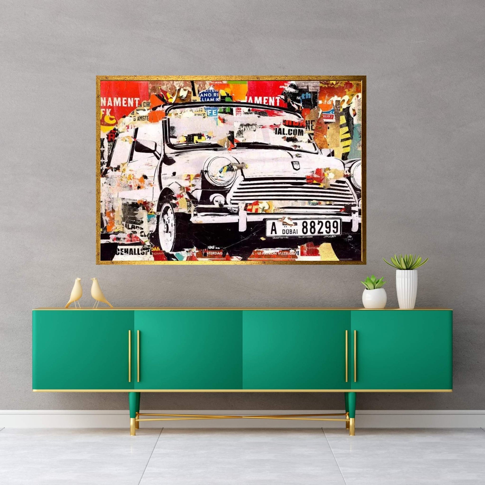 Dude, Where's My Mini? Canvas Wall Art - Y Canvas