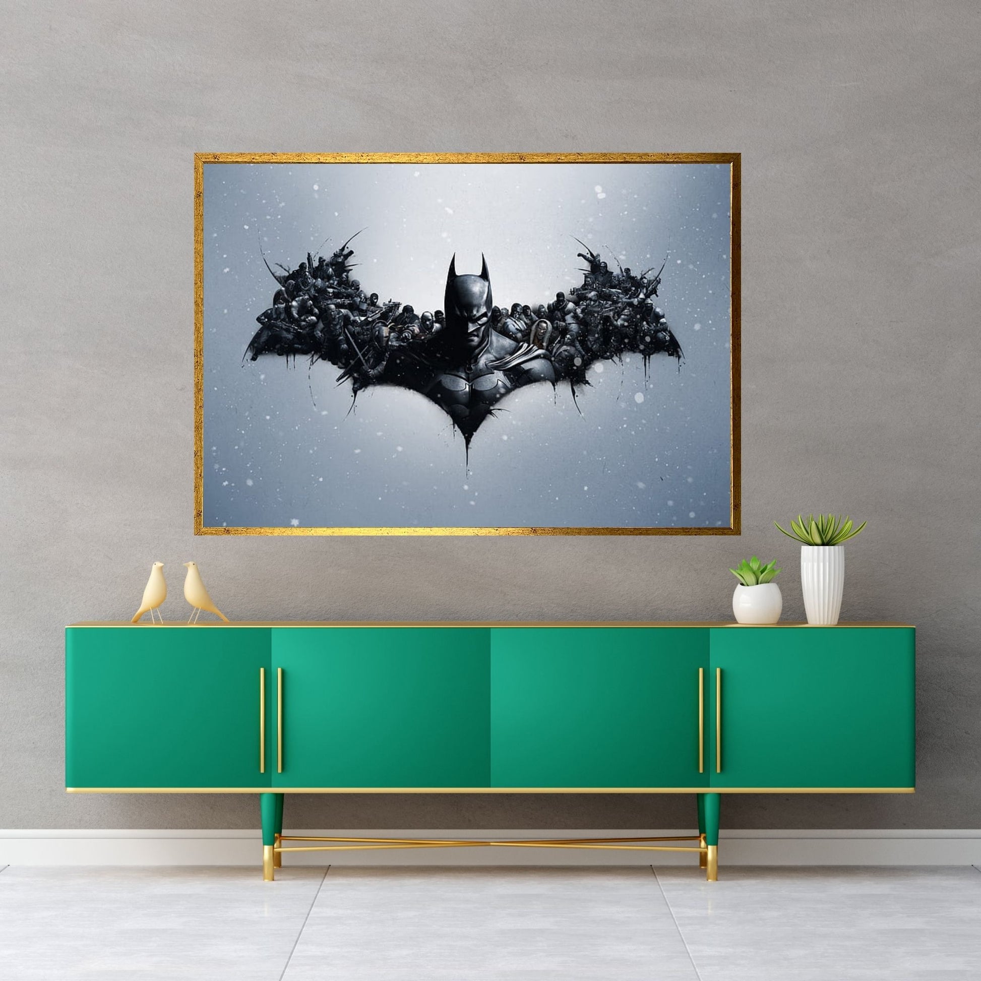 Batman Canvas Wall Art - Y Canvas
