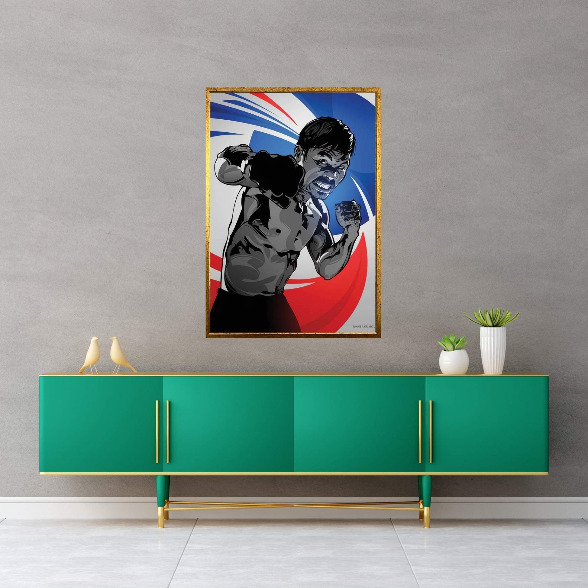 Manny Pacquiao Canvas Wall Art - Y Canvas