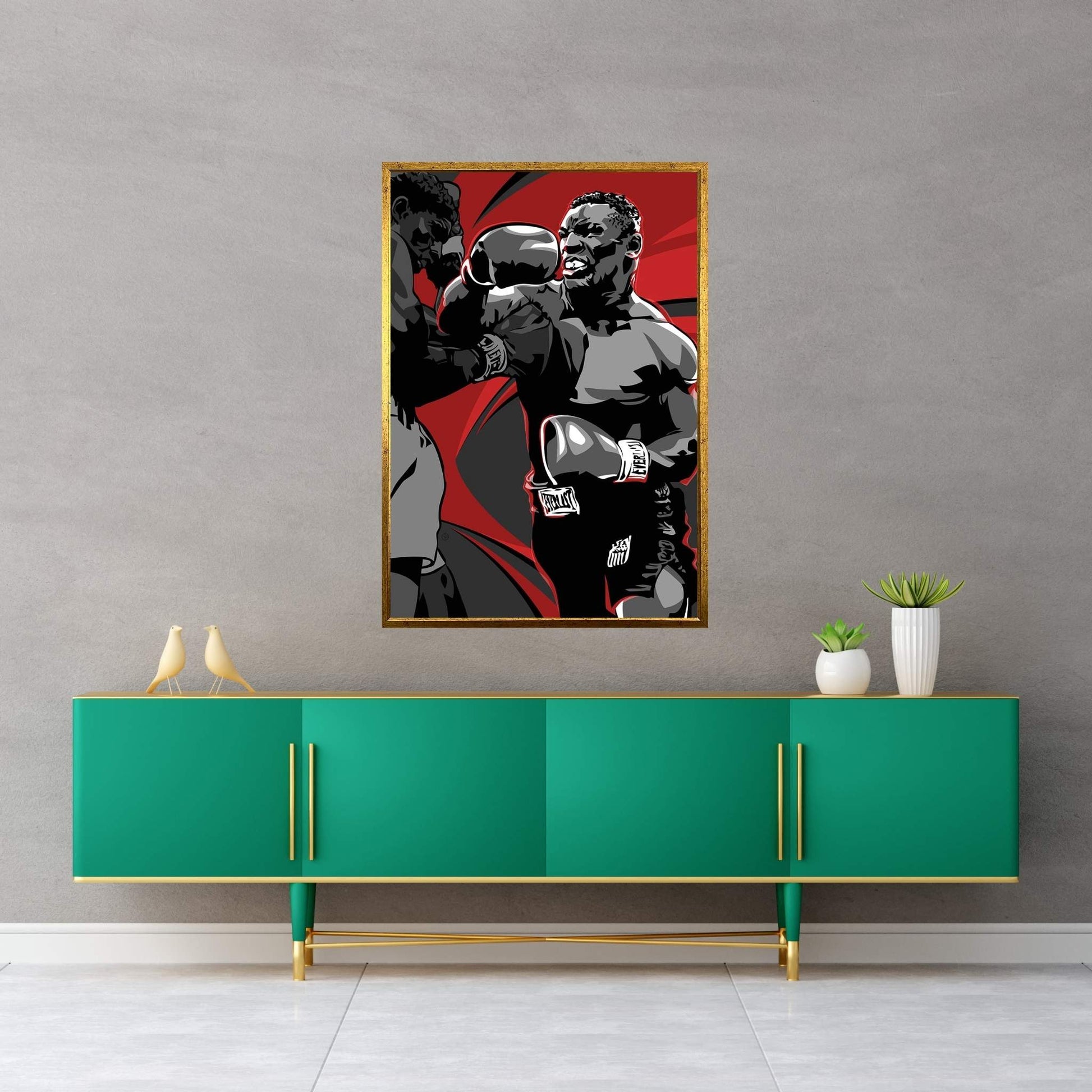 Mike Tyson Canvas Wall Art - Y Canvas