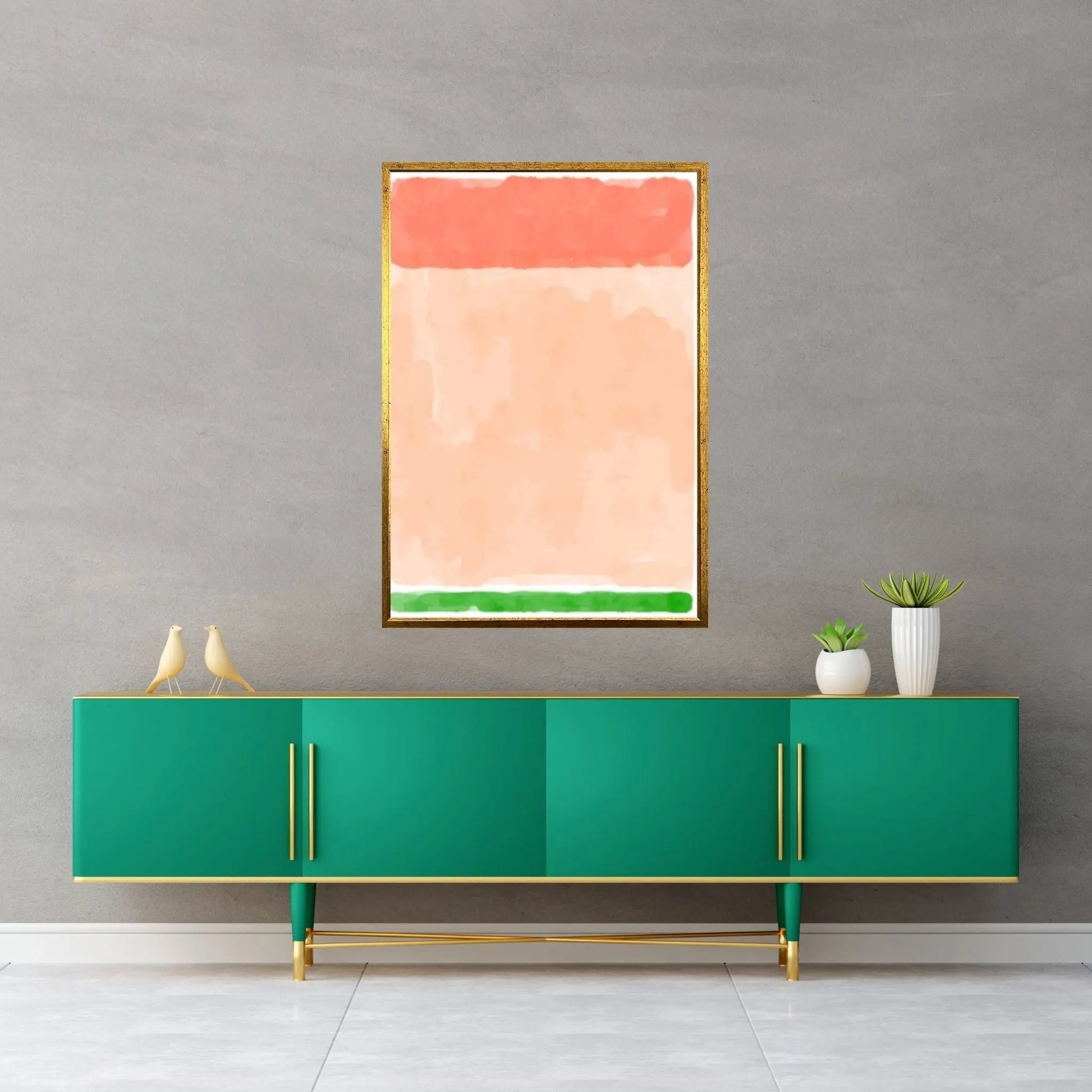 Mark Rothko Frame Canvas/Poster Art Reproduction, Rothko Reproduction - Y Canvas