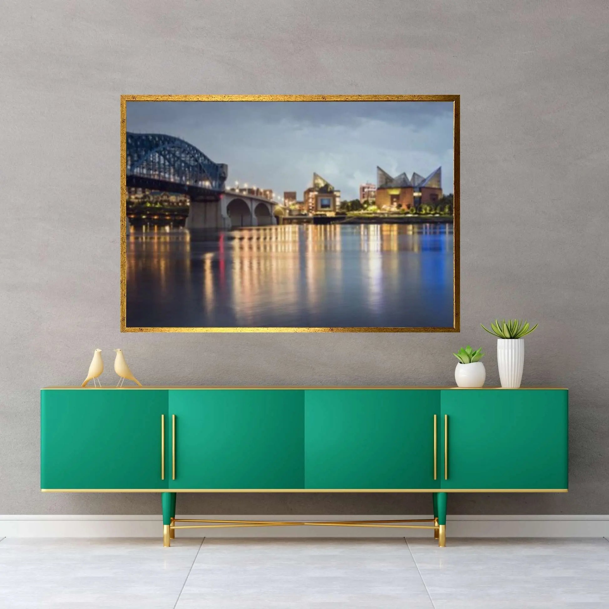 Chattanooga Canvas Print Chattanooga Wall Art Canvas Tennessee Wall Art - Y Canvas